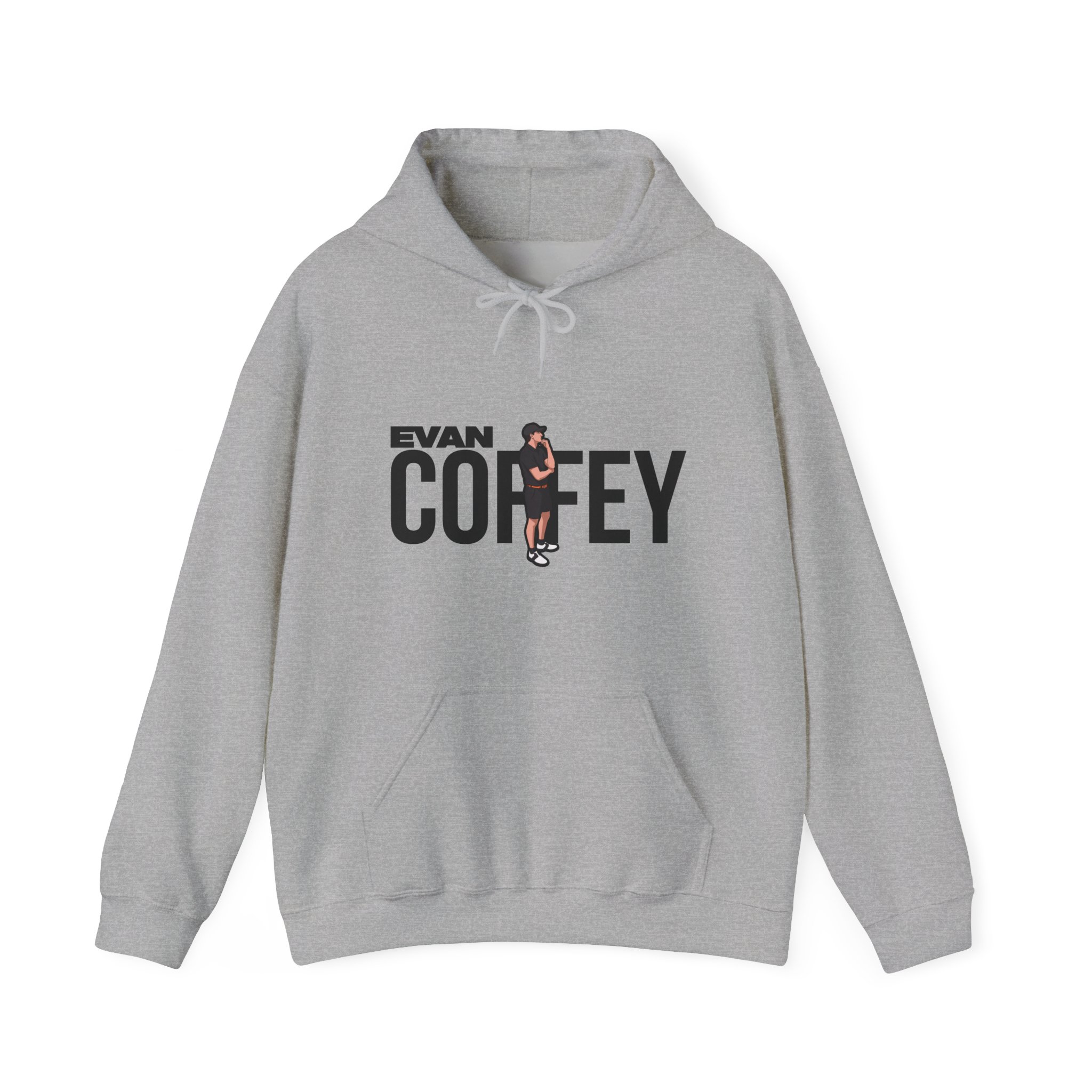 Hoodie — character_player_name in Grey