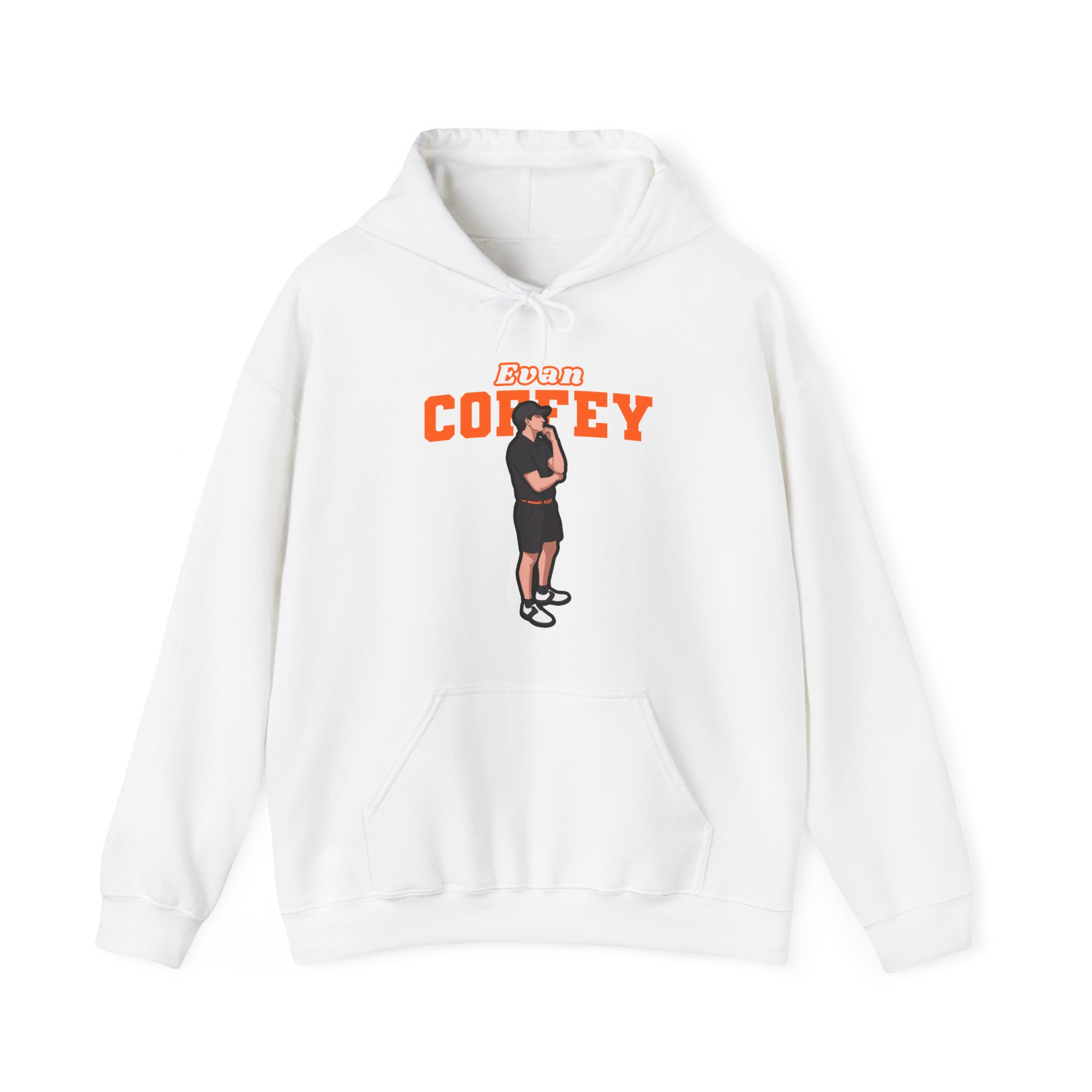 Hoodie — character_name_arch in White