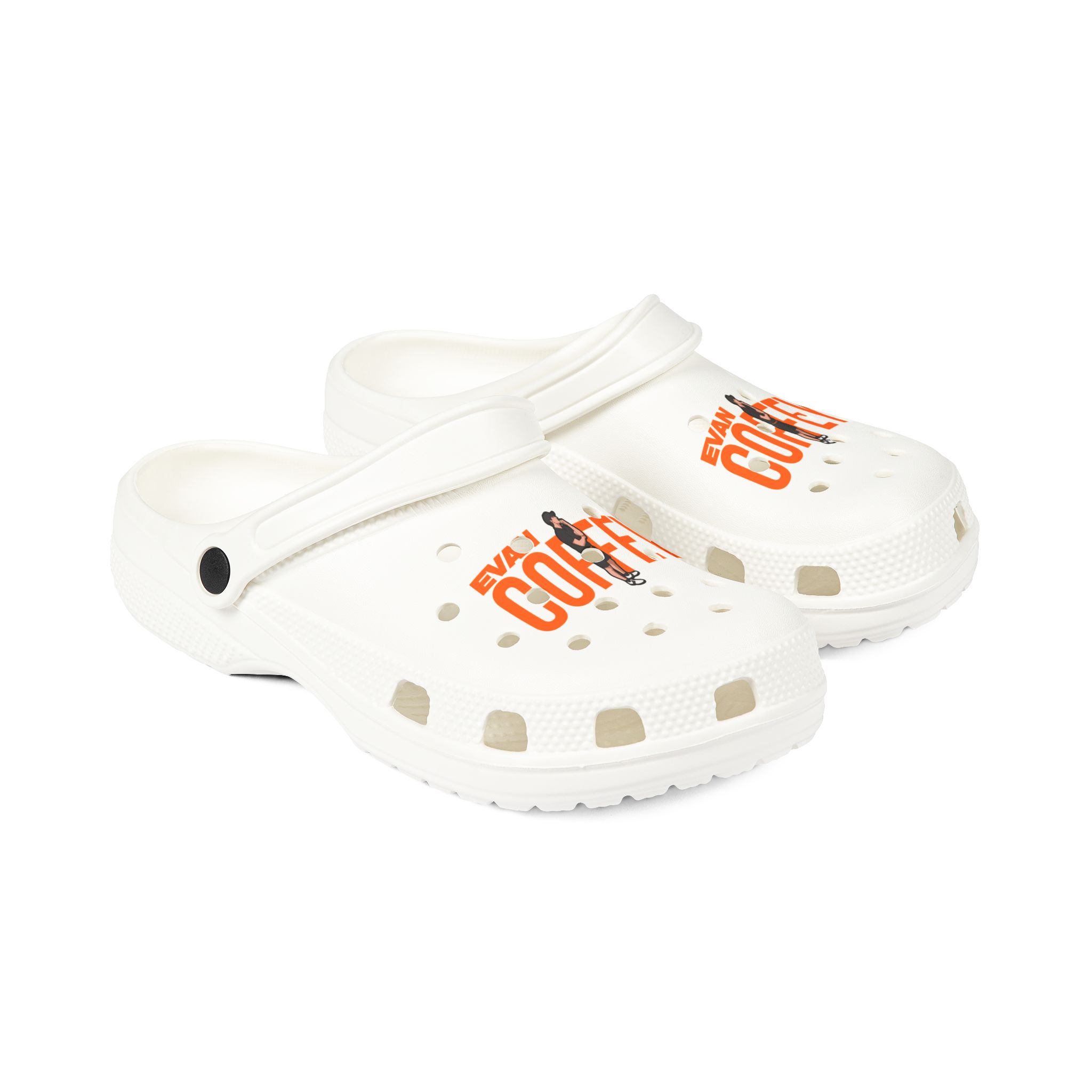 Rubber Clogs — character_player_name in White