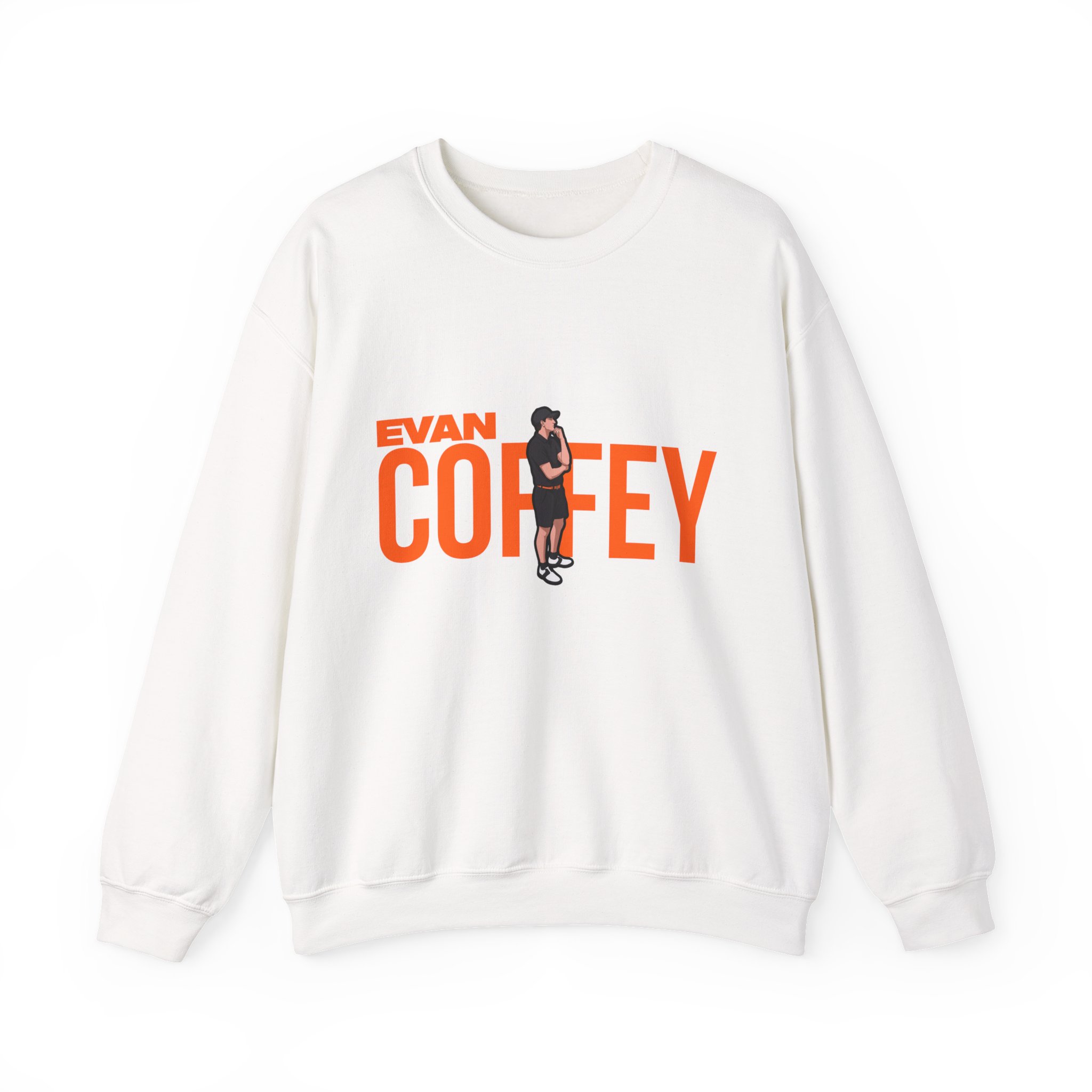 Crewneck Sweatshirt — character_player_name in White
