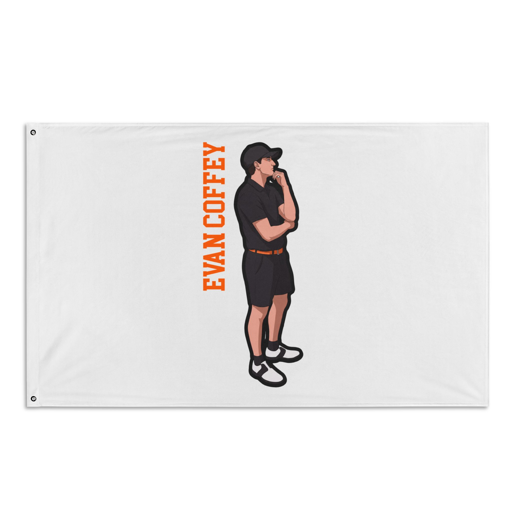 Flag (35 × 56 in) — character_name_vertical in Classic