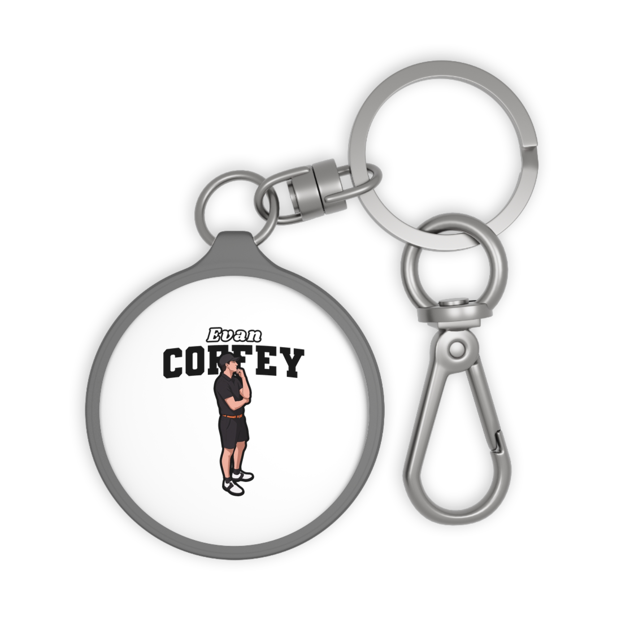 Keychain — character_name_arch in Grey
