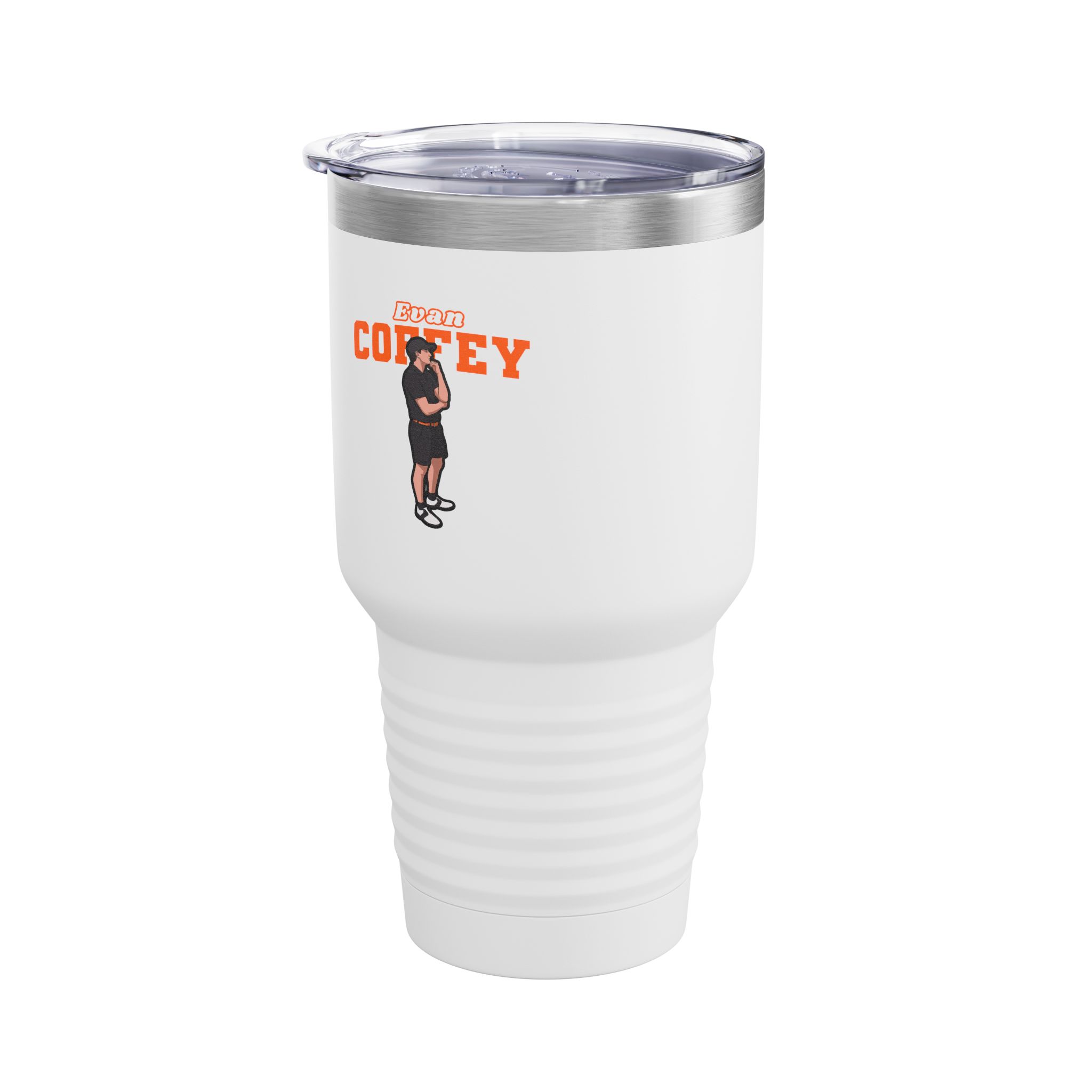 30oz Tumbler — character_name_arch in White
