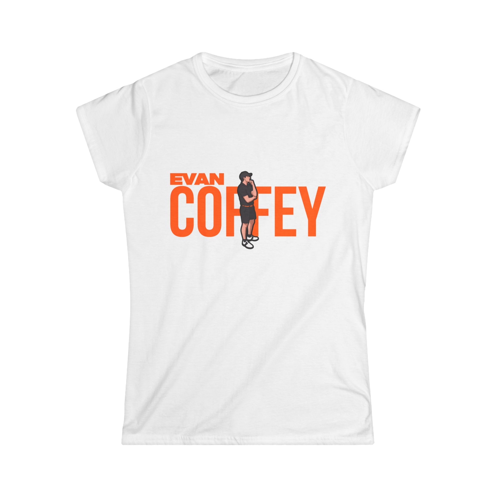 Women's Softstyle Tee — character_player_name in White