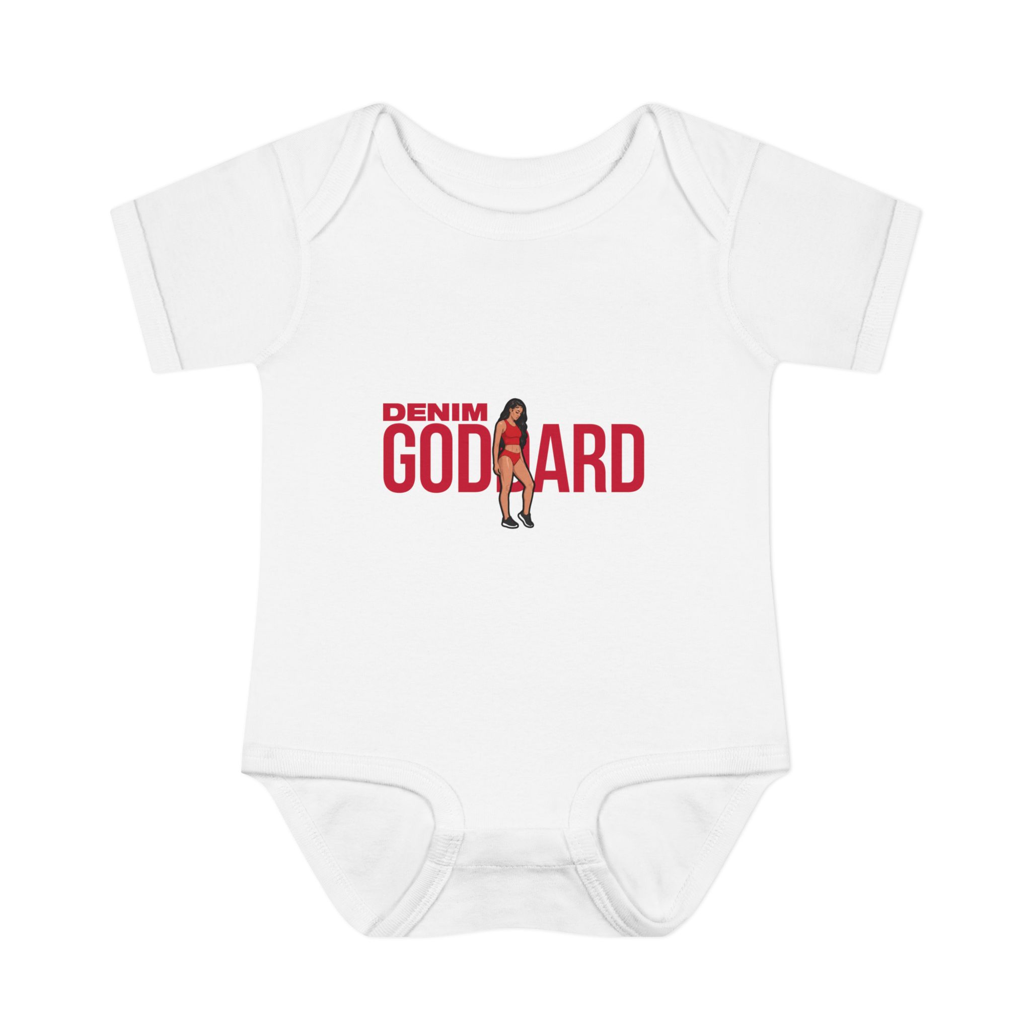 Baby Onesie — character_player_name in White