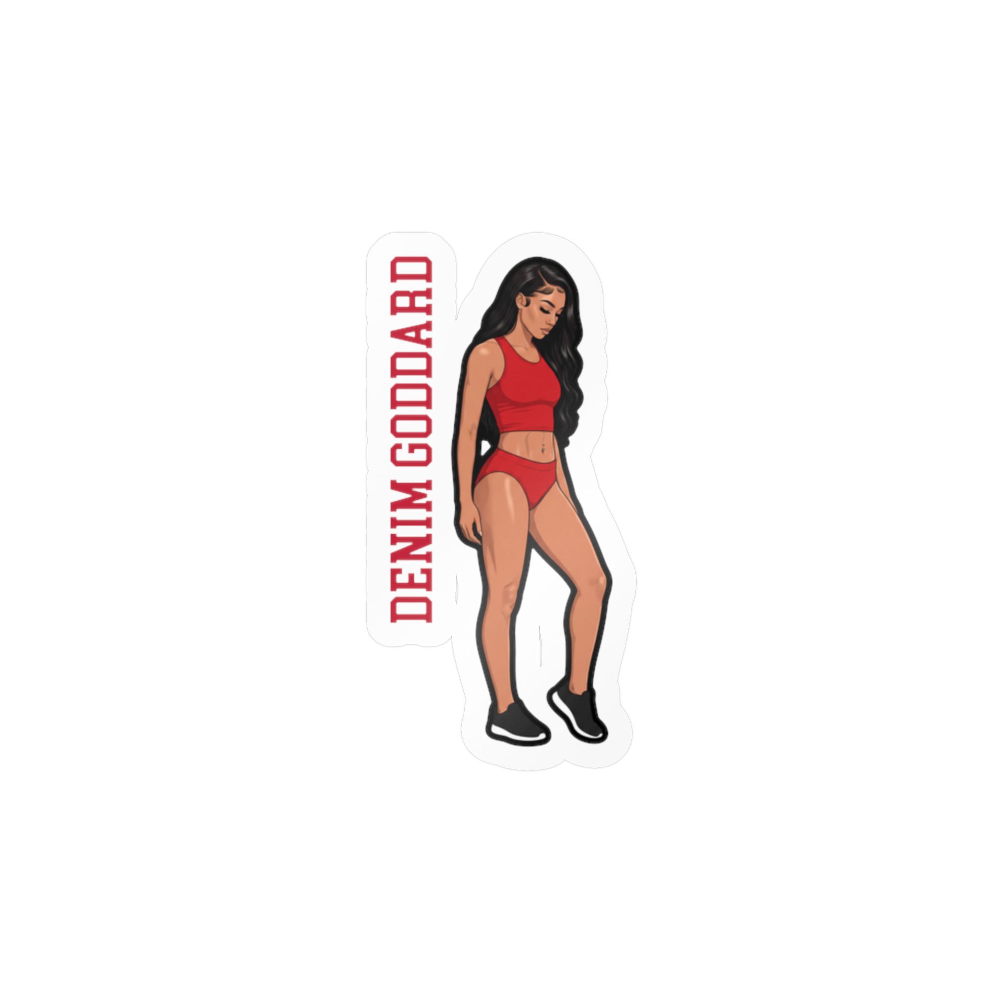 Vinyl Sticker — character_name_vertical in Classic