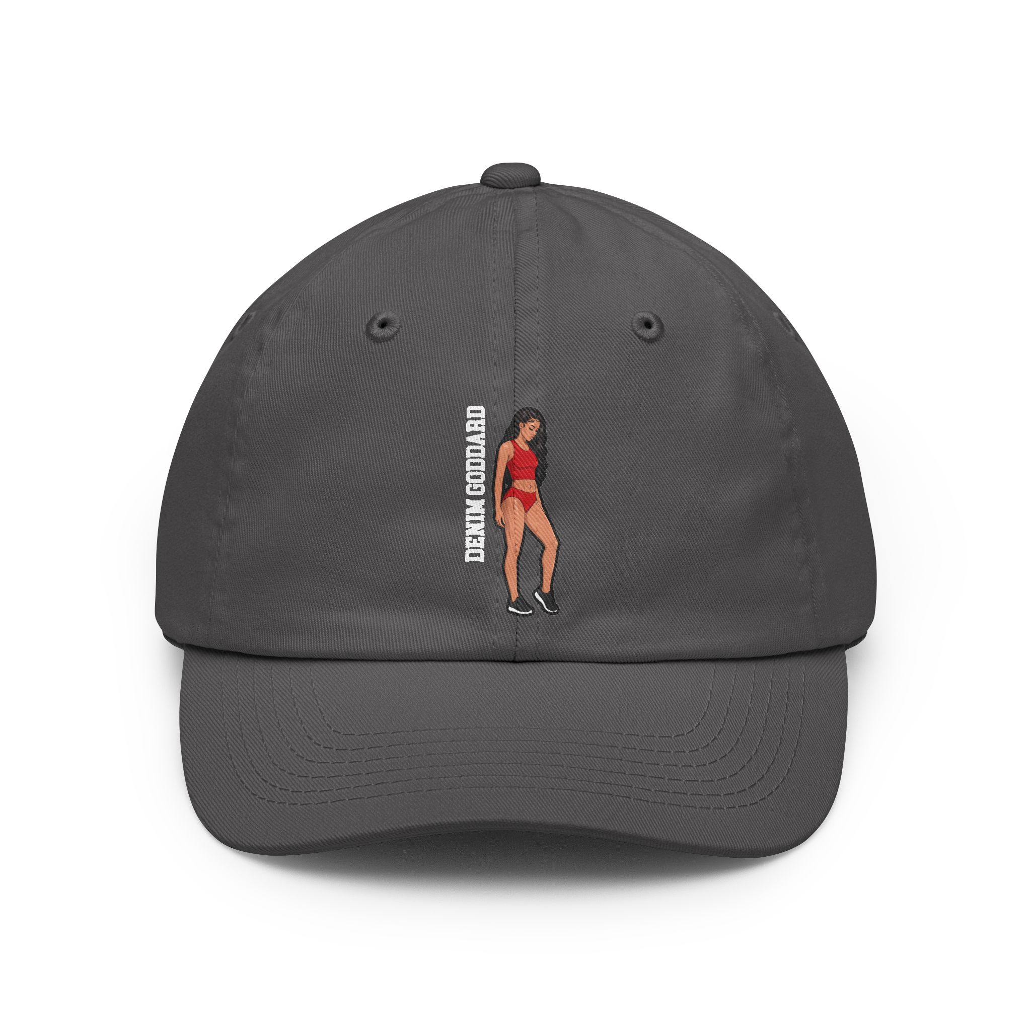 Classic Cap — character_name_vertical in Grey