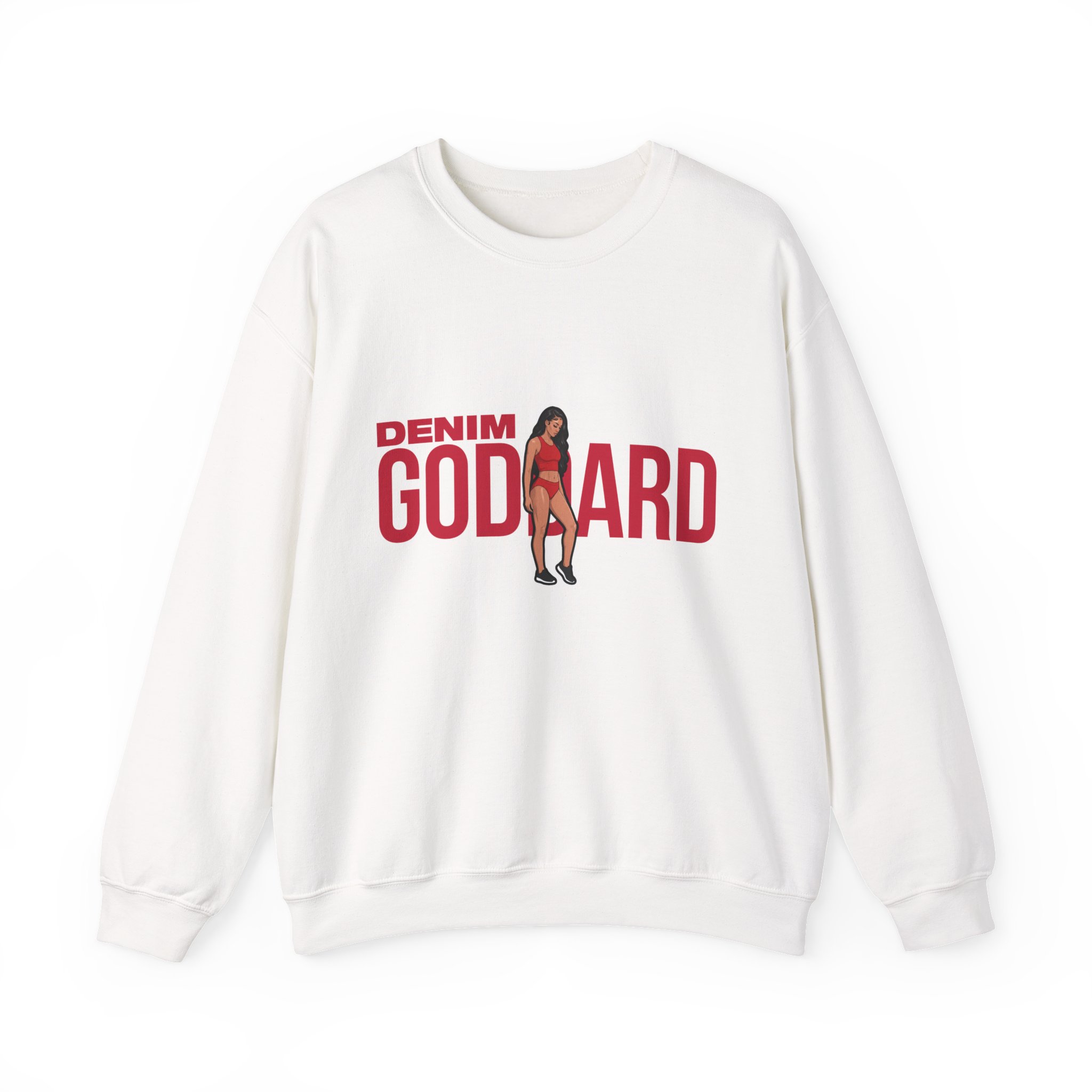 Crewneck Sweatshirt — character_player_name in White