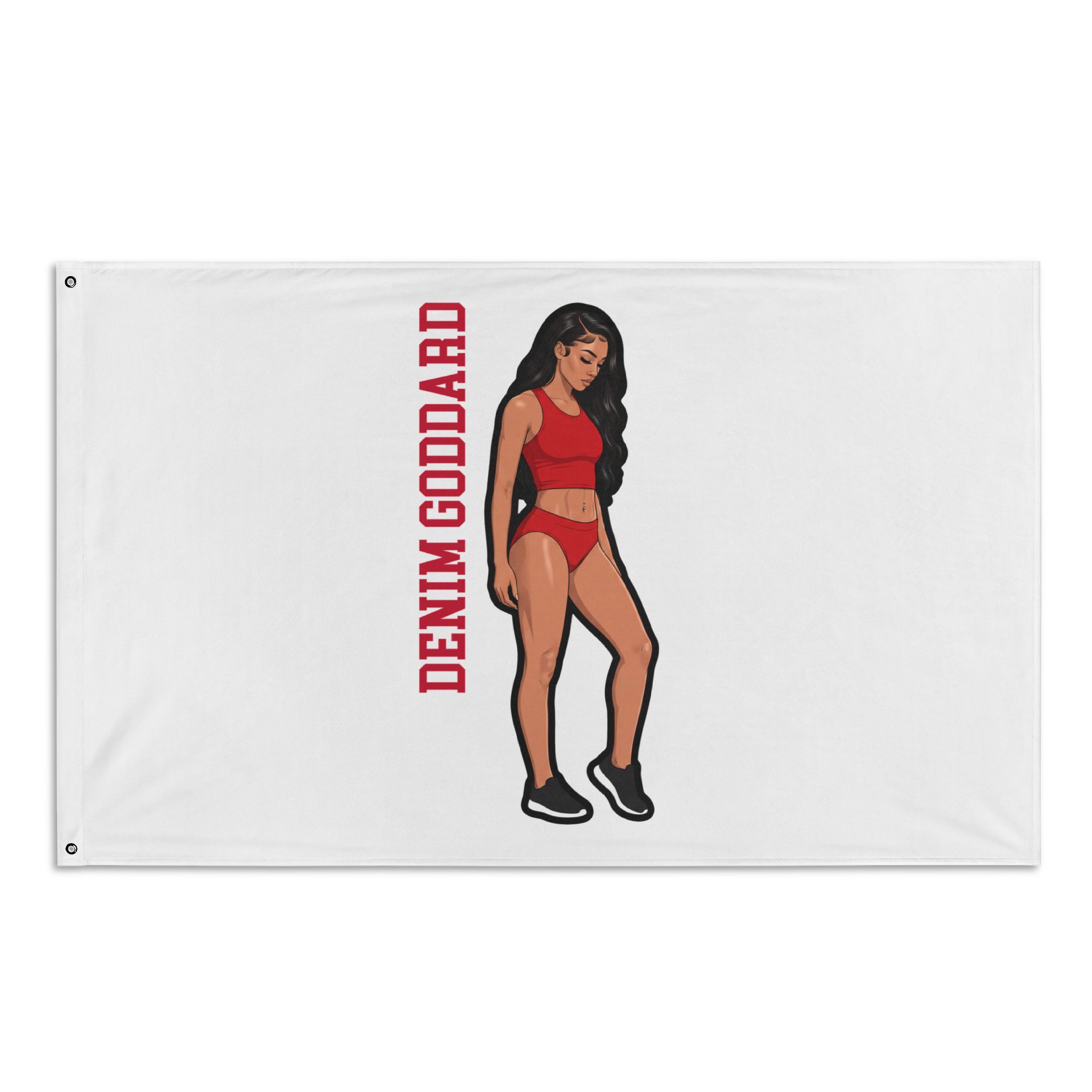 Flag (35 × 56 in) — character_name_vertical in Classic