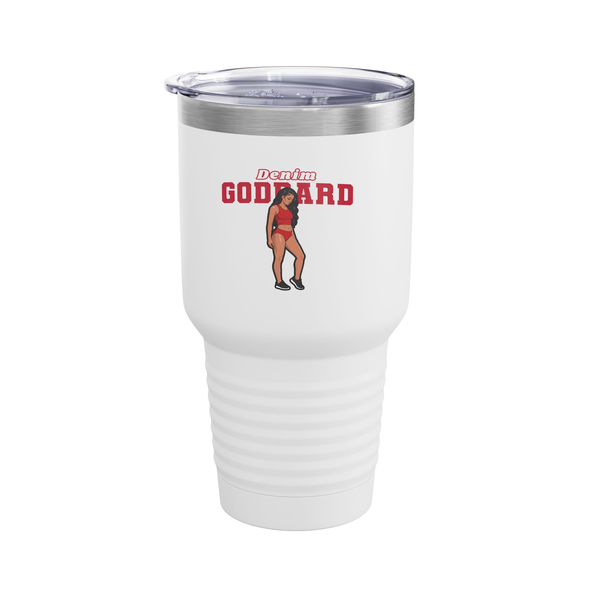 30oz Tumbler — character_name_arch in White