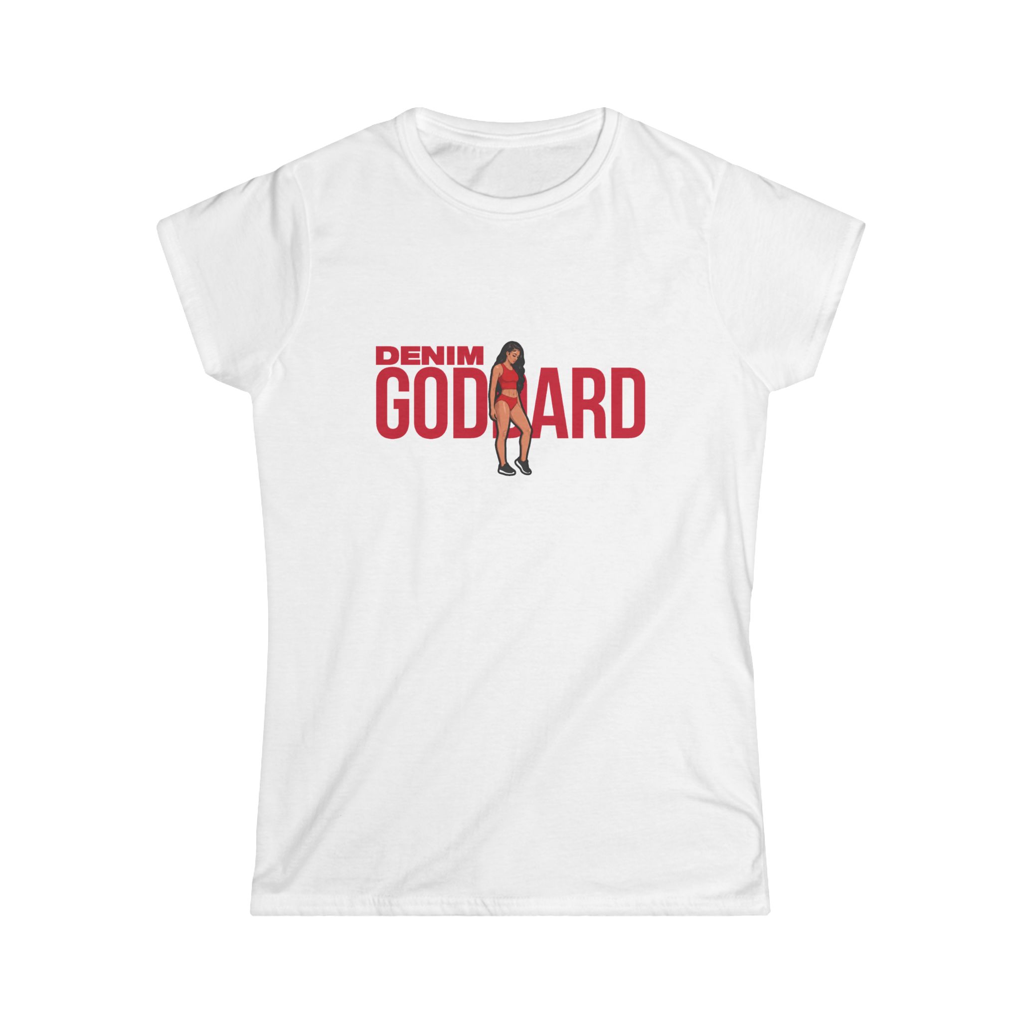 Women's Softstyle Tee — character_player_name in White