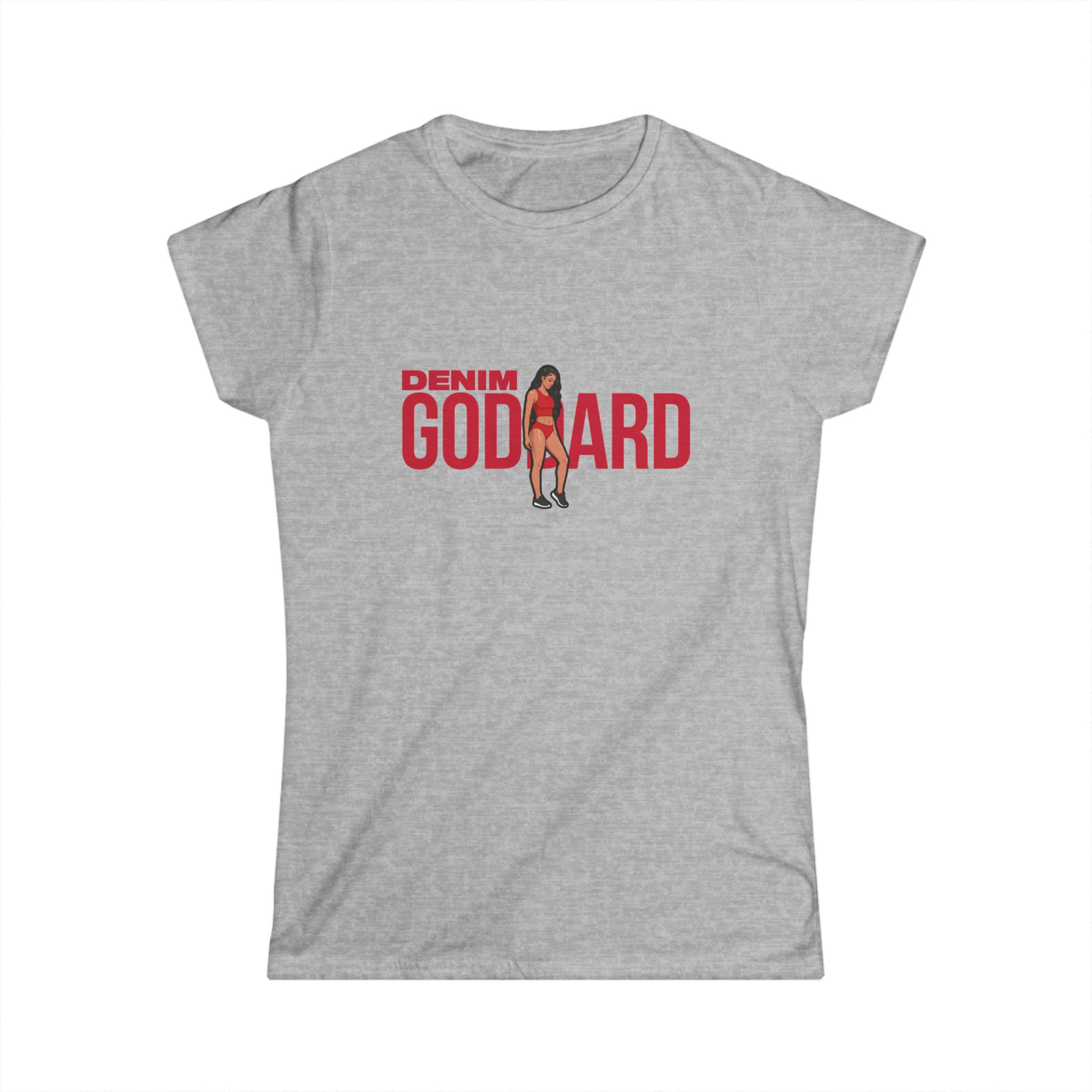 Women's Softstyle Tee — character_player_name in Grey