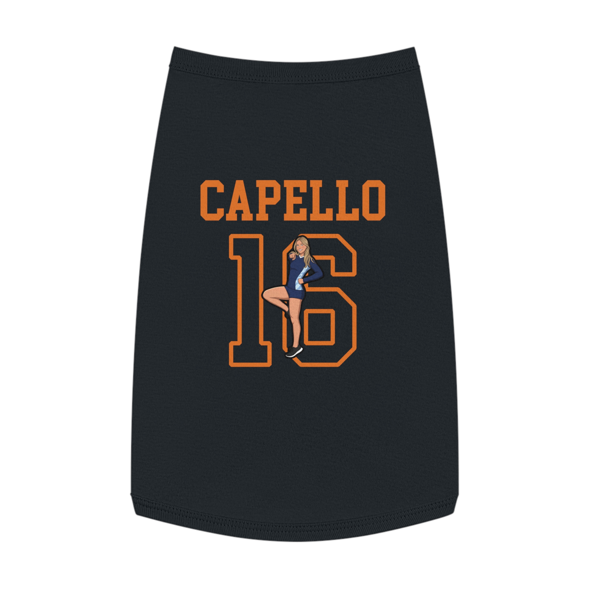 Pet Tank Top — character_shirsey in Black