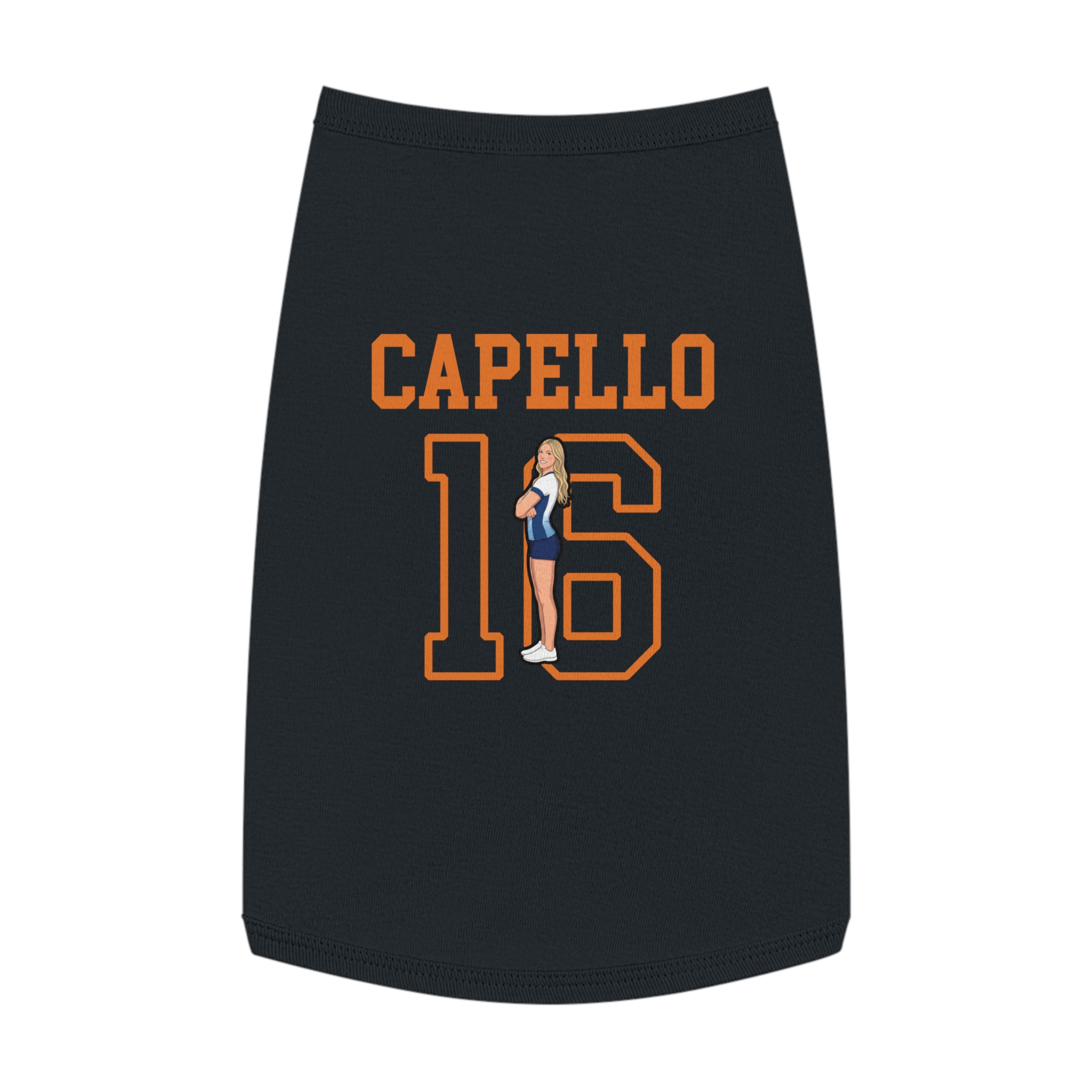 Pet Tank Top — character_shirsey in Black