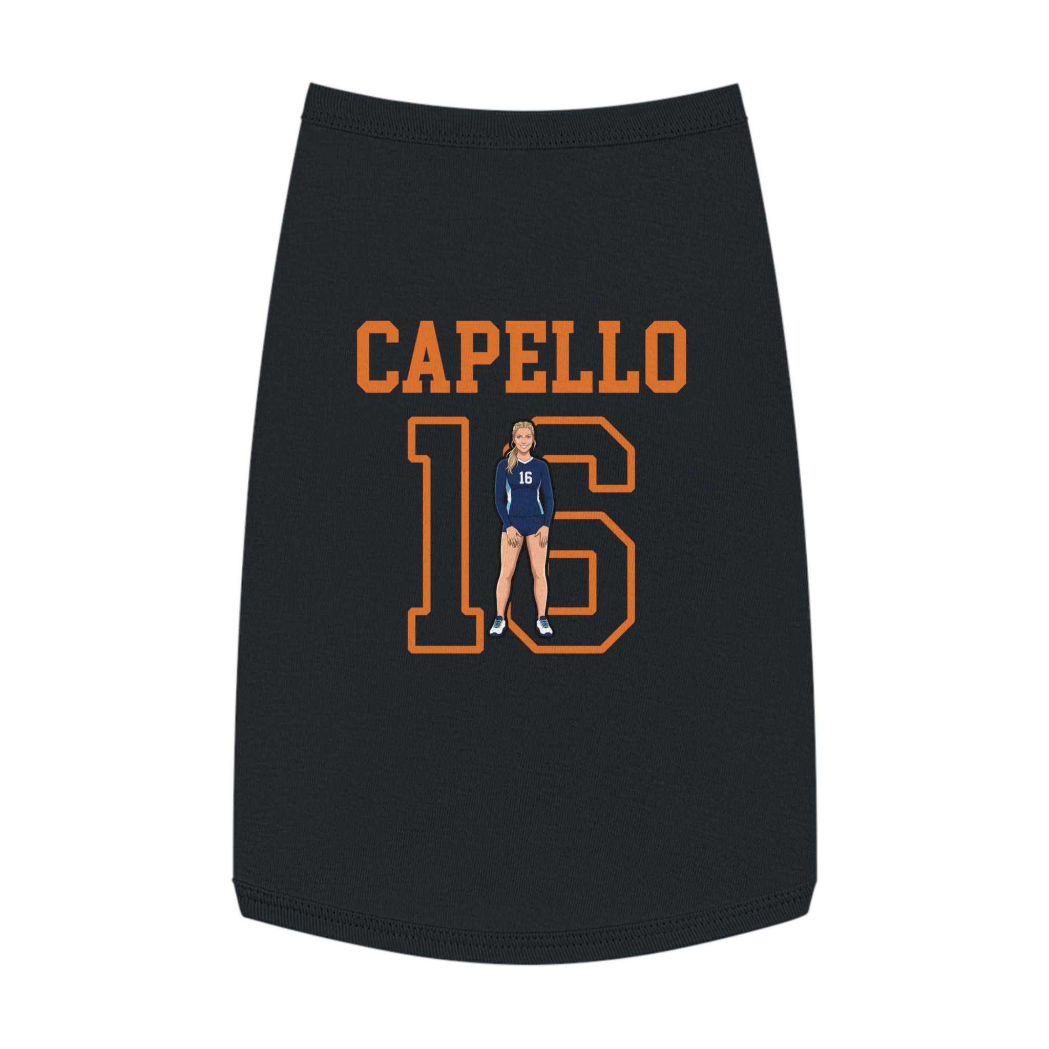 Pet Tank Top — character_shirsey in Black