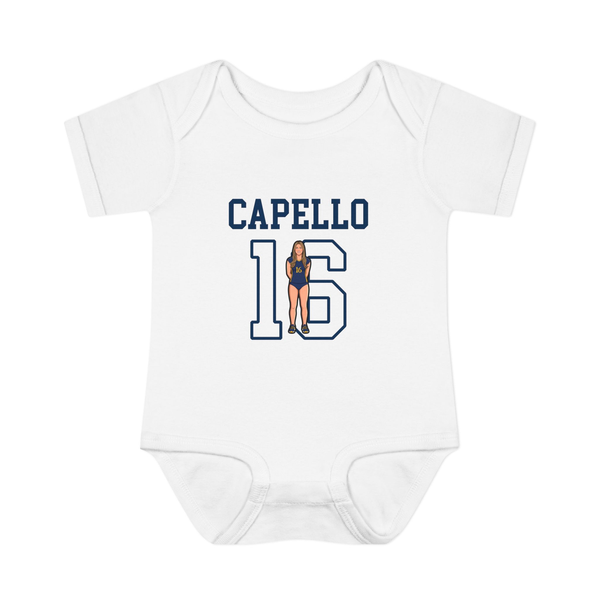 Baby Onesie — character_shirsey in White