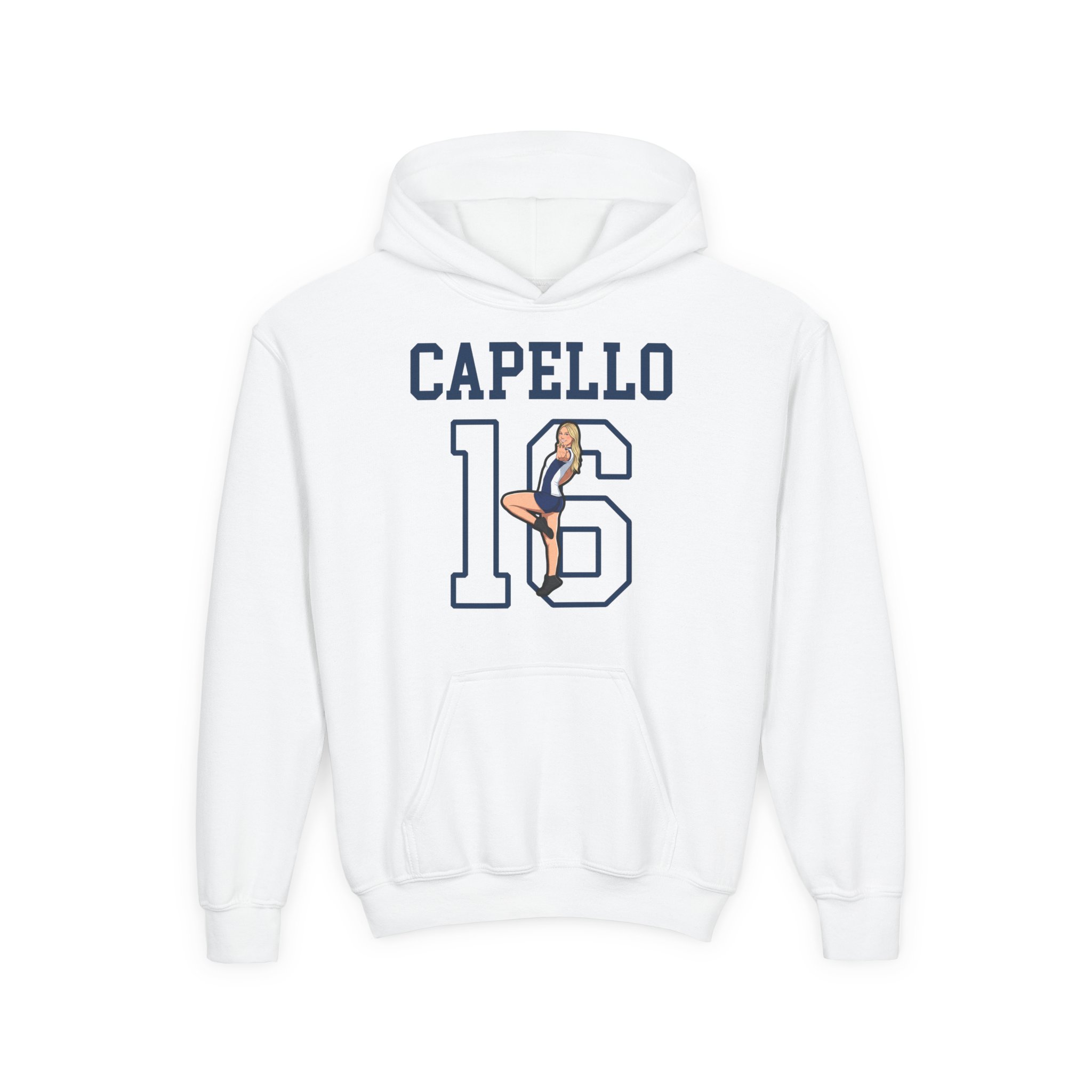 Youth Hoodie — character_shirsey in White