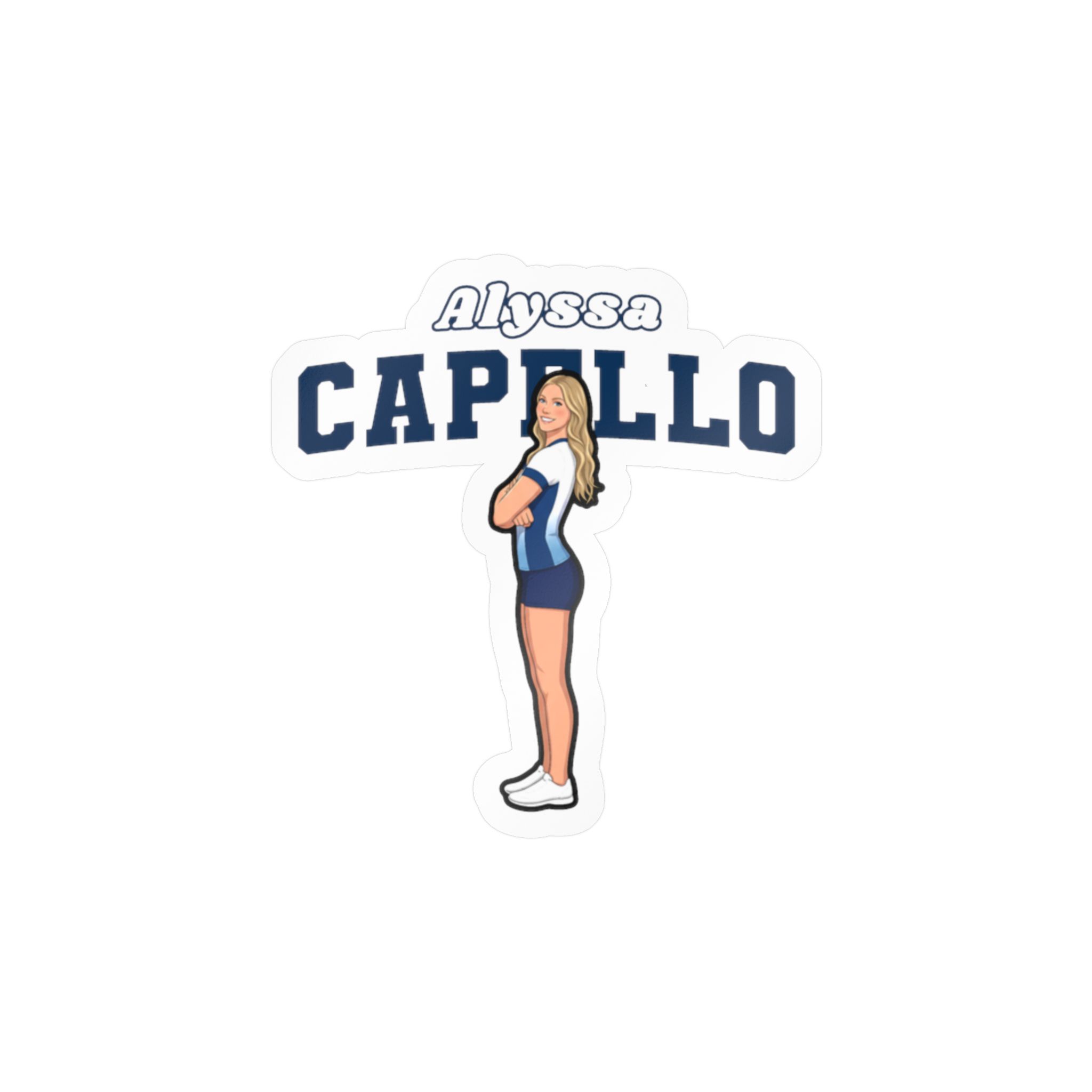 Vinyl Sticker — character_name_arch in Classic