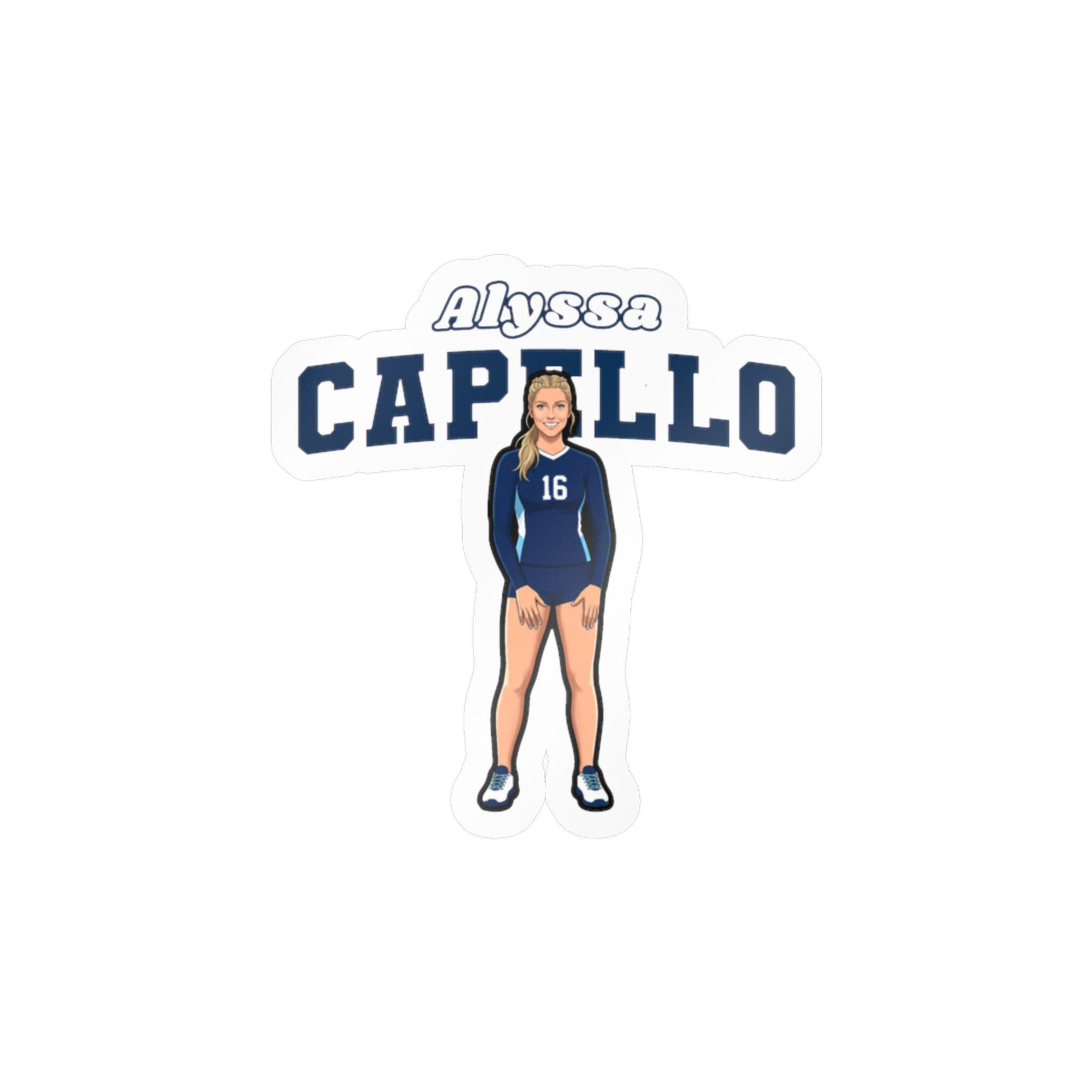 Vinyl Sticker — character_name_arch in Classic