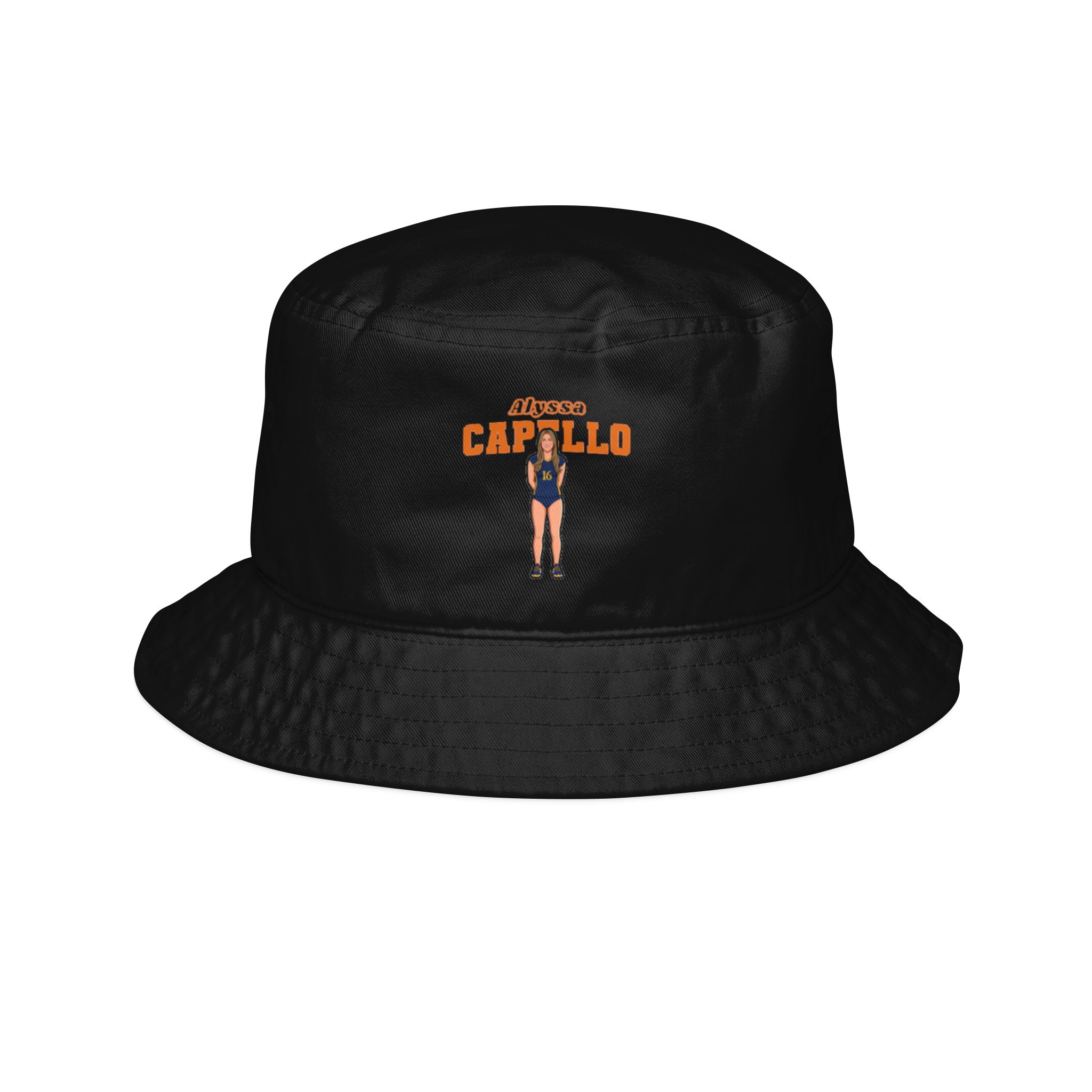 Bucket Hat — character_name_arch in Black