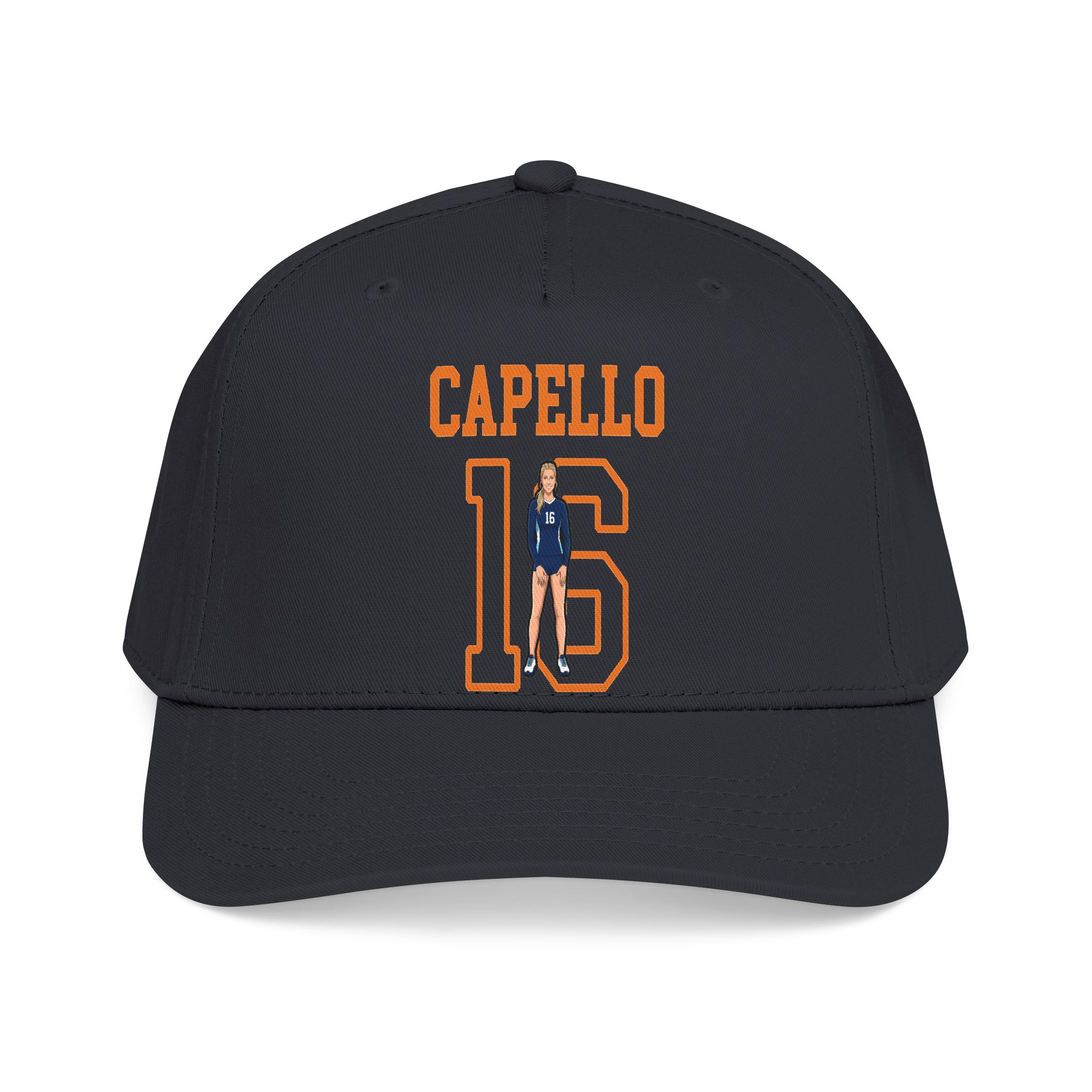 Baseball Cap — character_shirsey in Black