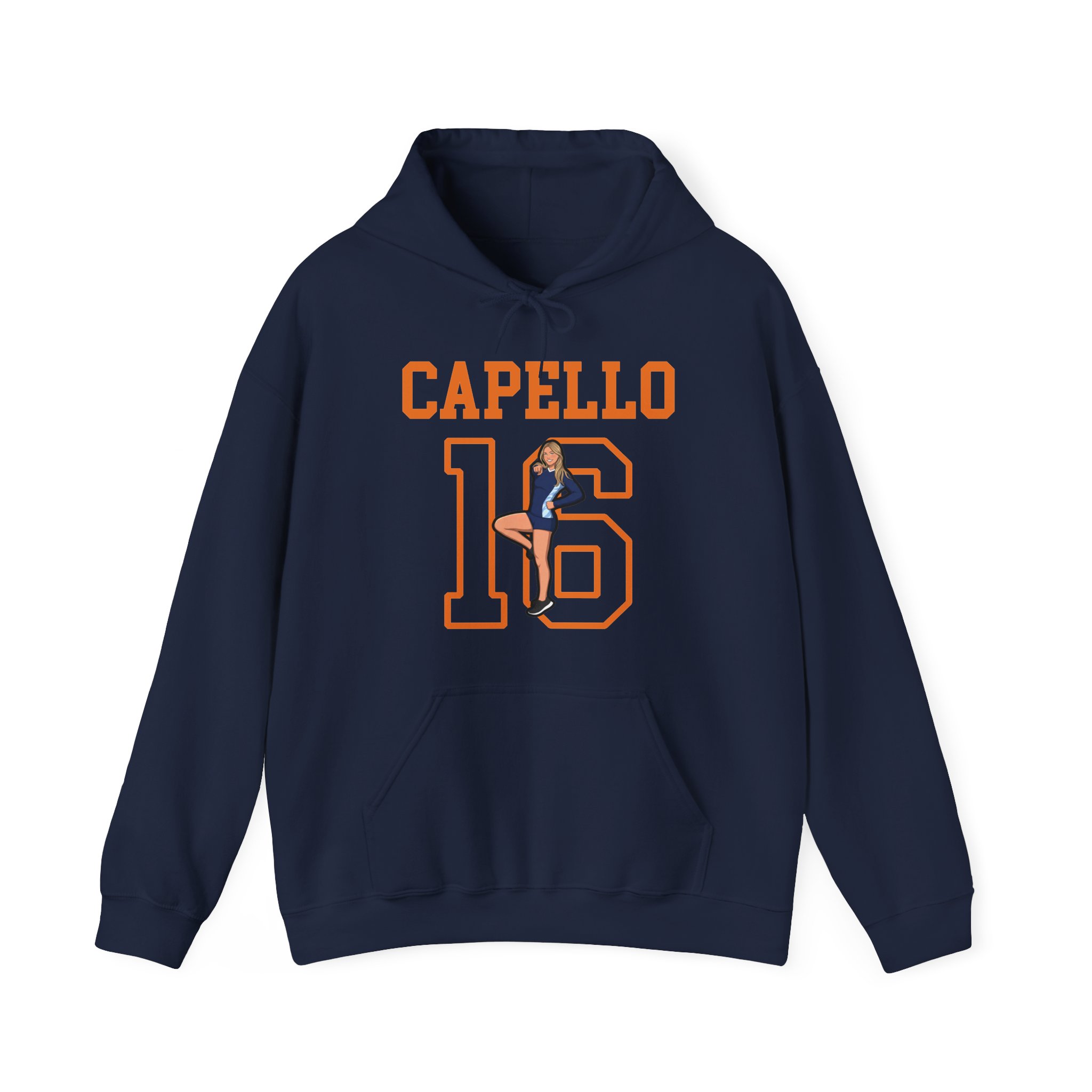 Hoodie — character_shirsey in Navy