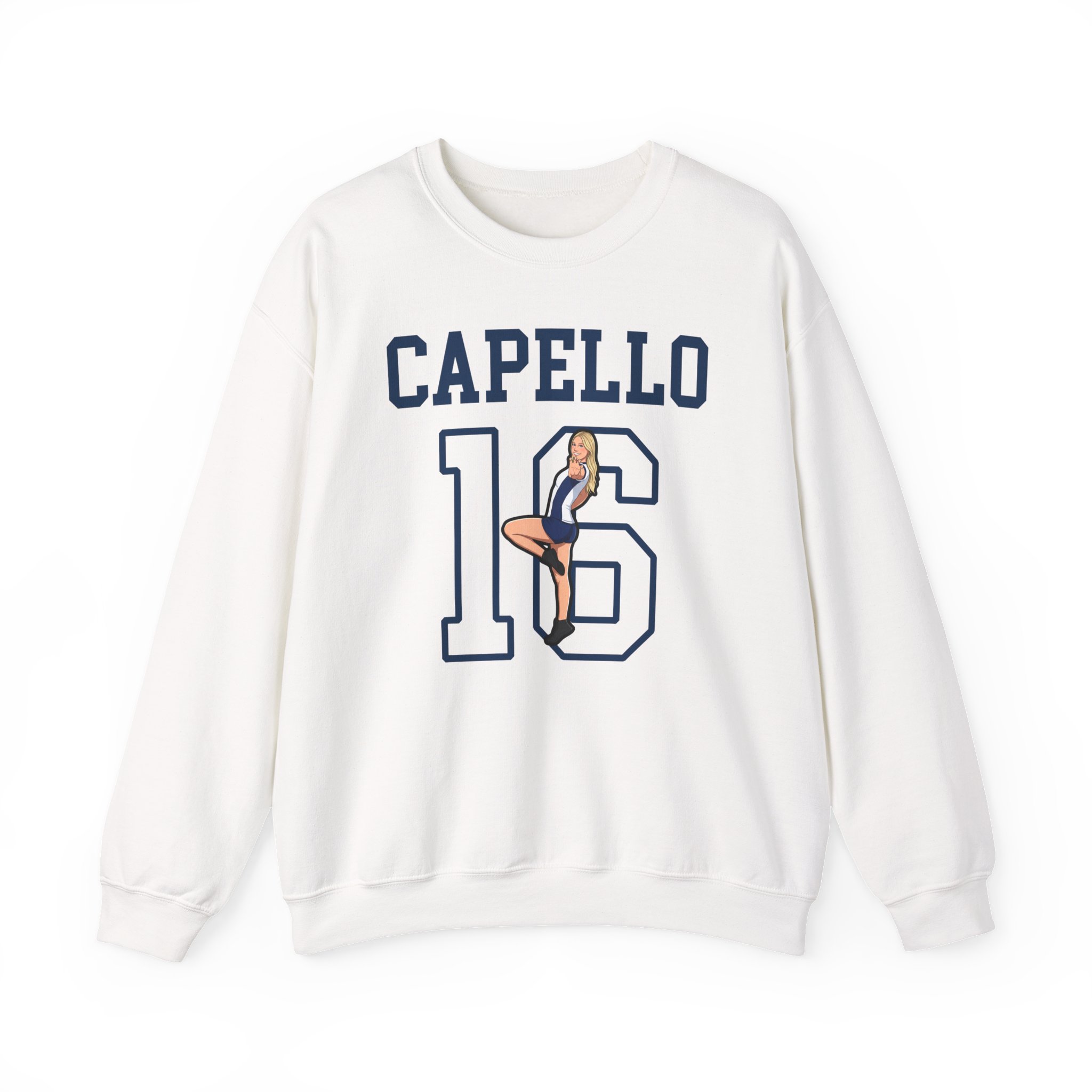Crewneck Sweatshirt — character_shirsey in White