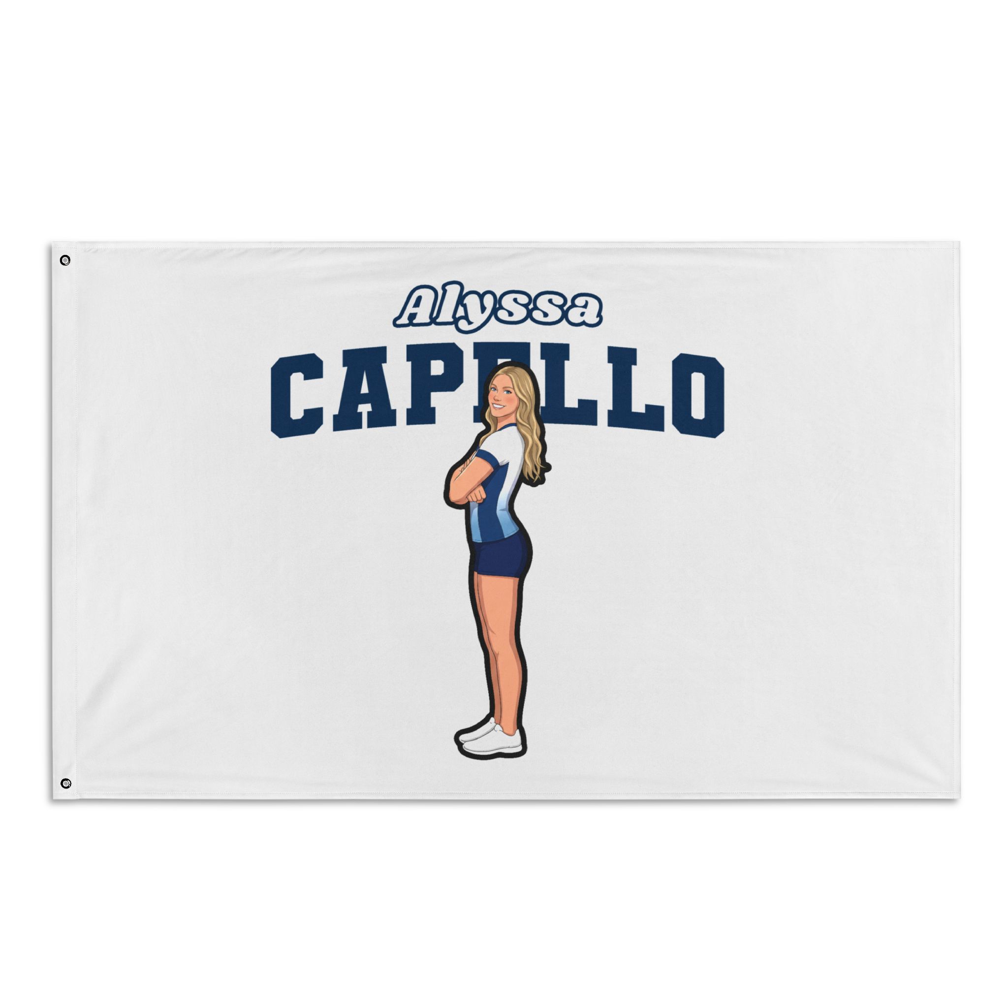 Flag (35 × 56 in) — character_name_arch in Classic