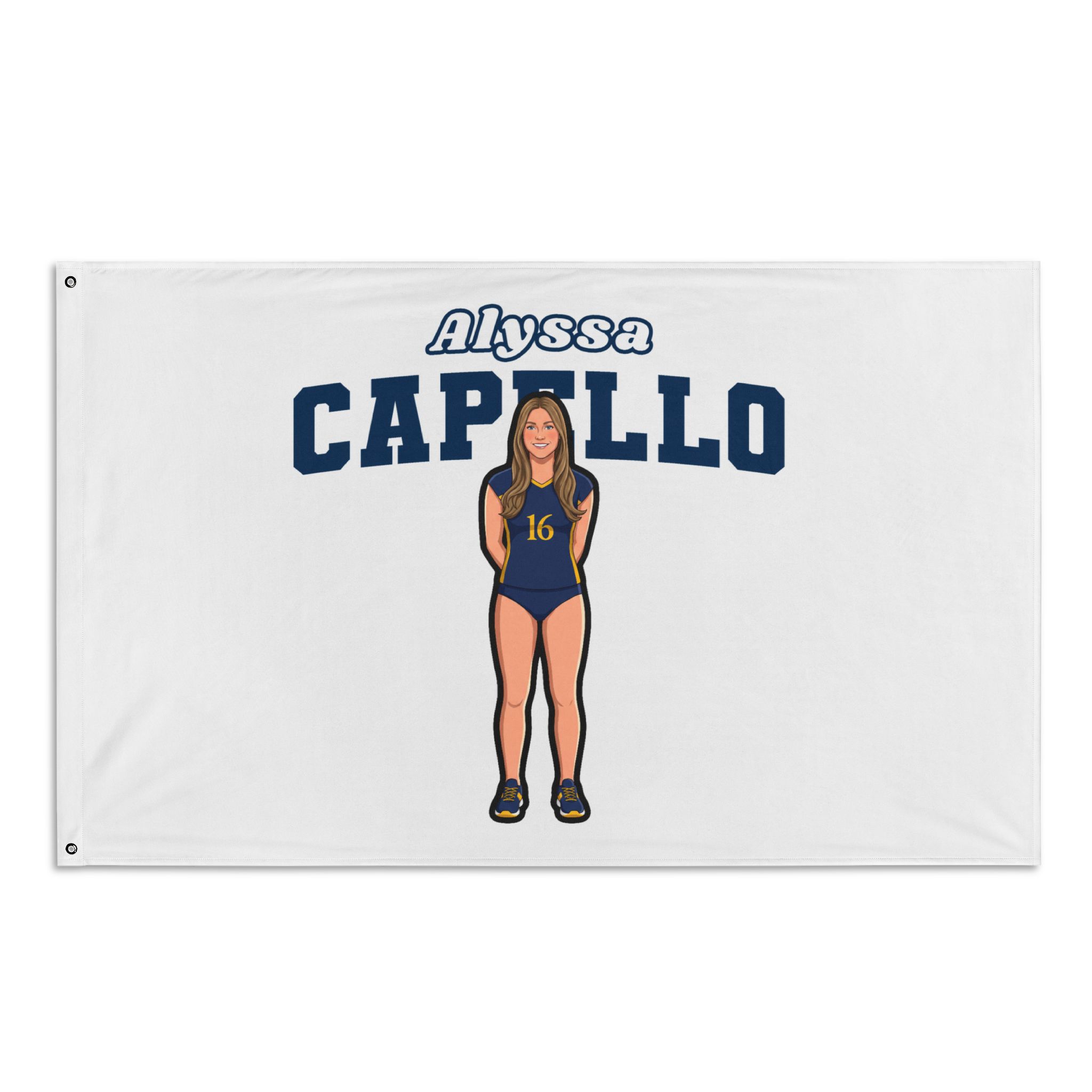 Flag (35 × 56 in) — character_name_arch in Classic