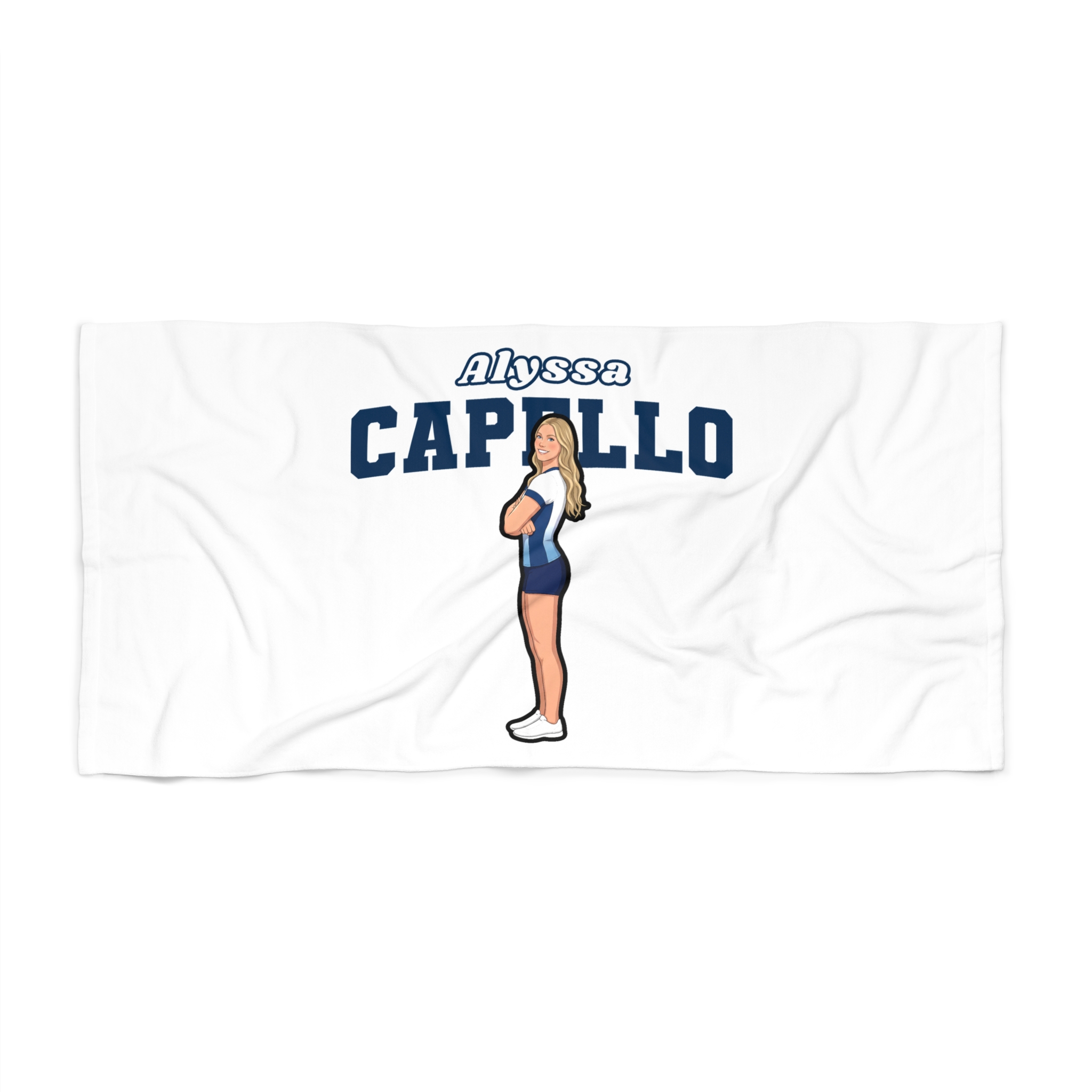Beach Towel — character_name_arch in Classic
