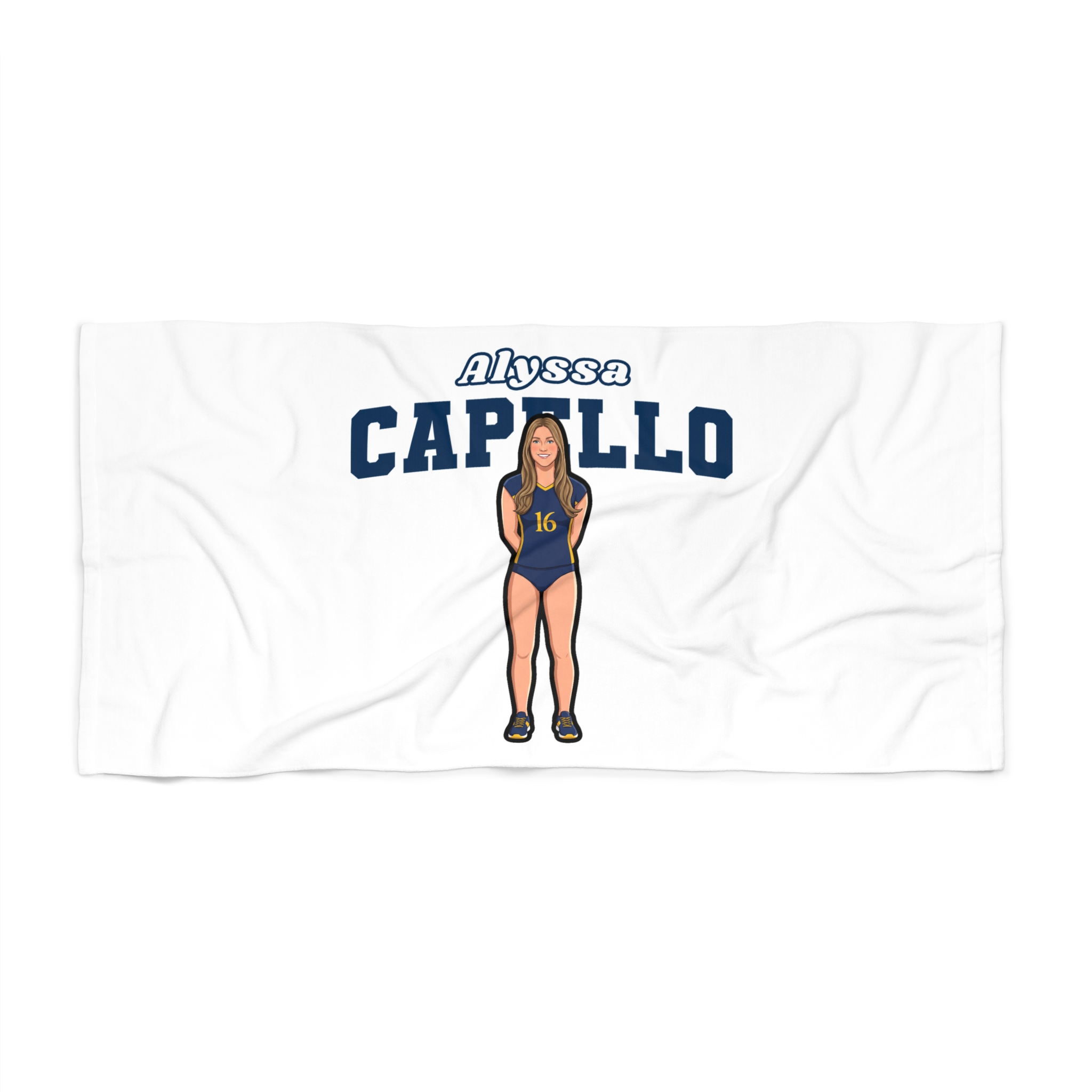 Beach Towel — character_name_arch in Classic