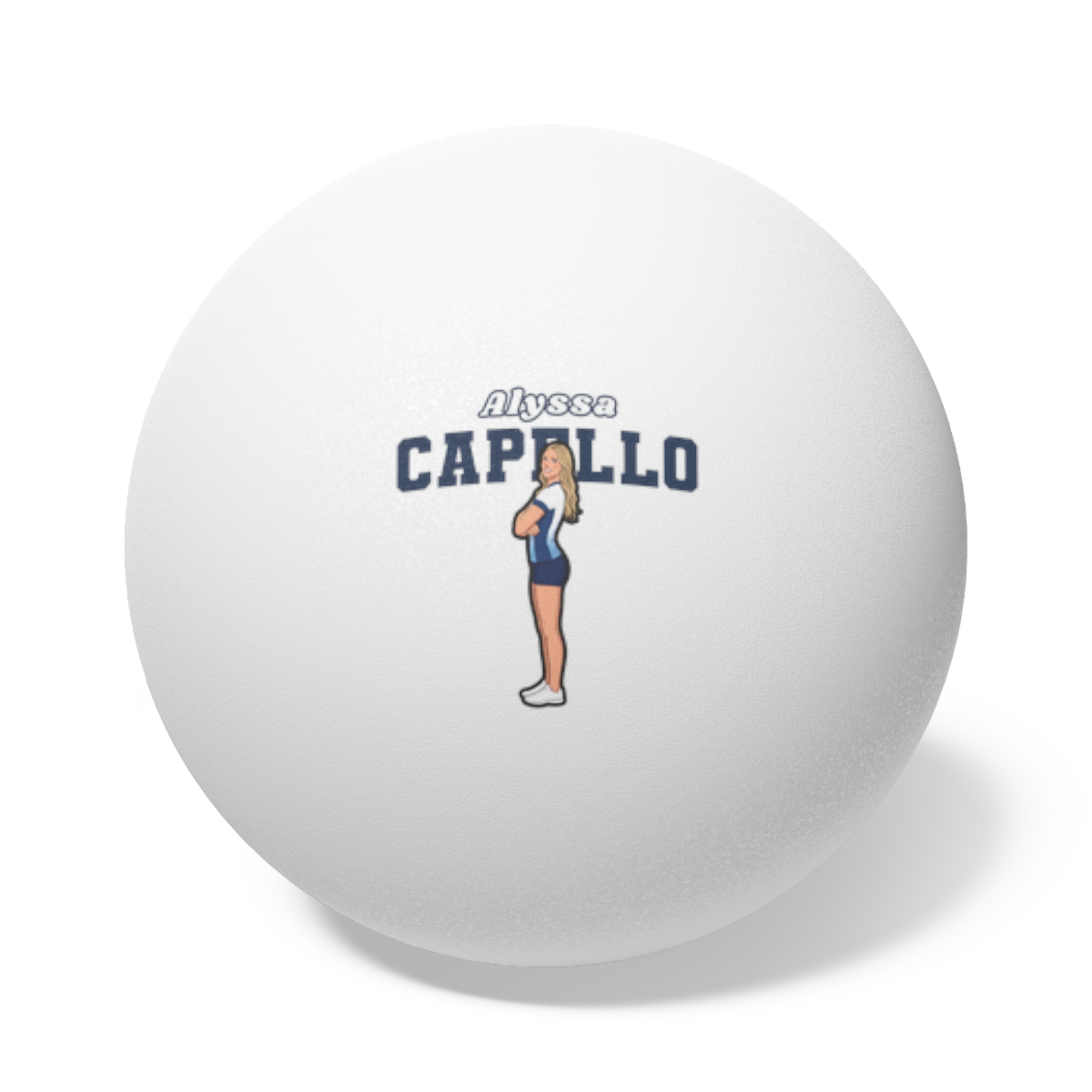 Ping Pong Balls, 6 pcs — character_name_arch in White