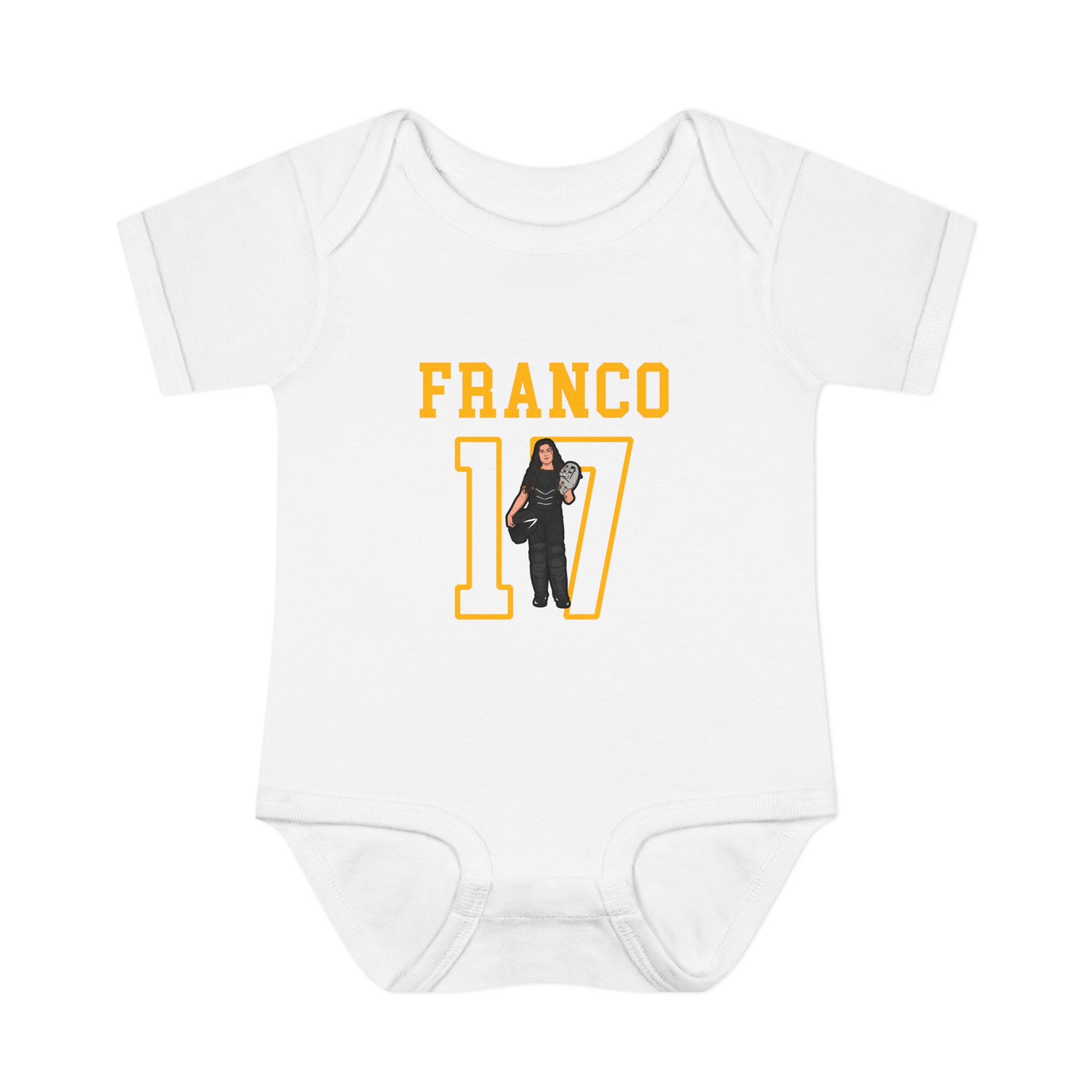 Baby Onesie — character_shirsey in White