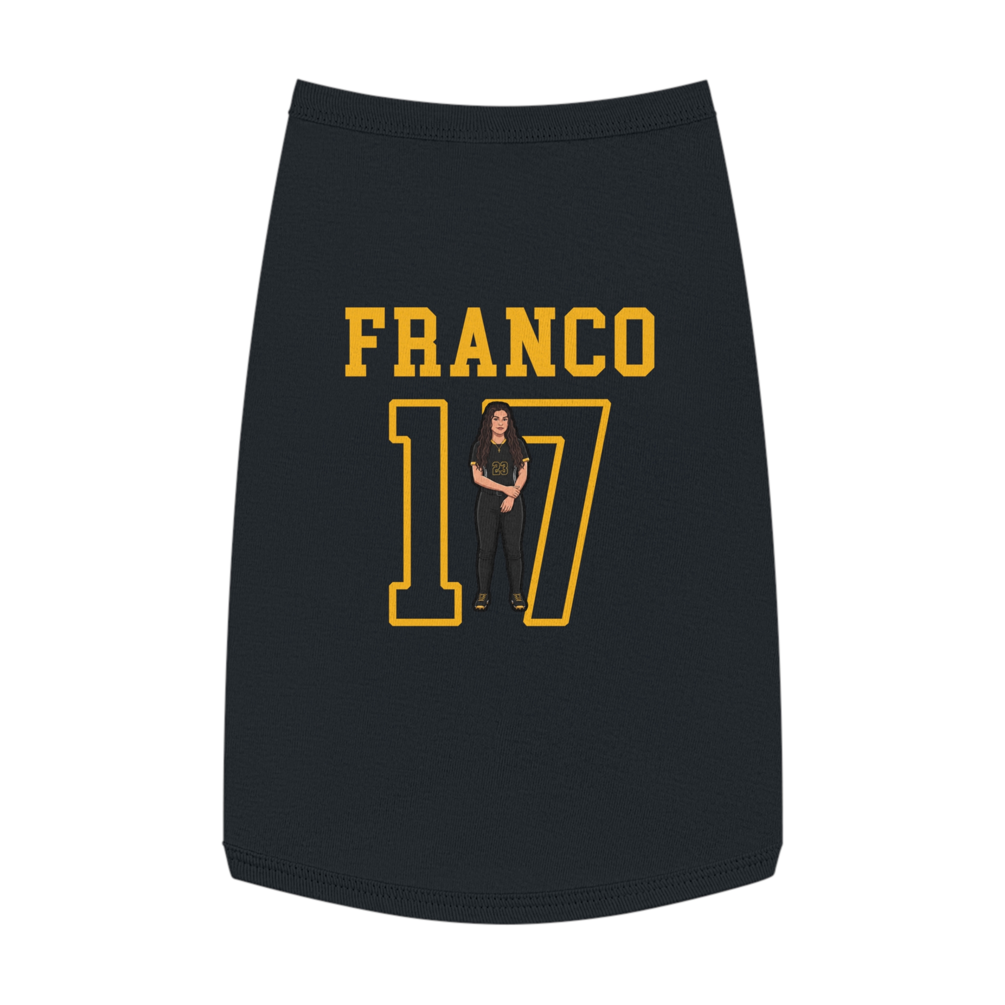 Pet Tank Top — character_shirsey in Black