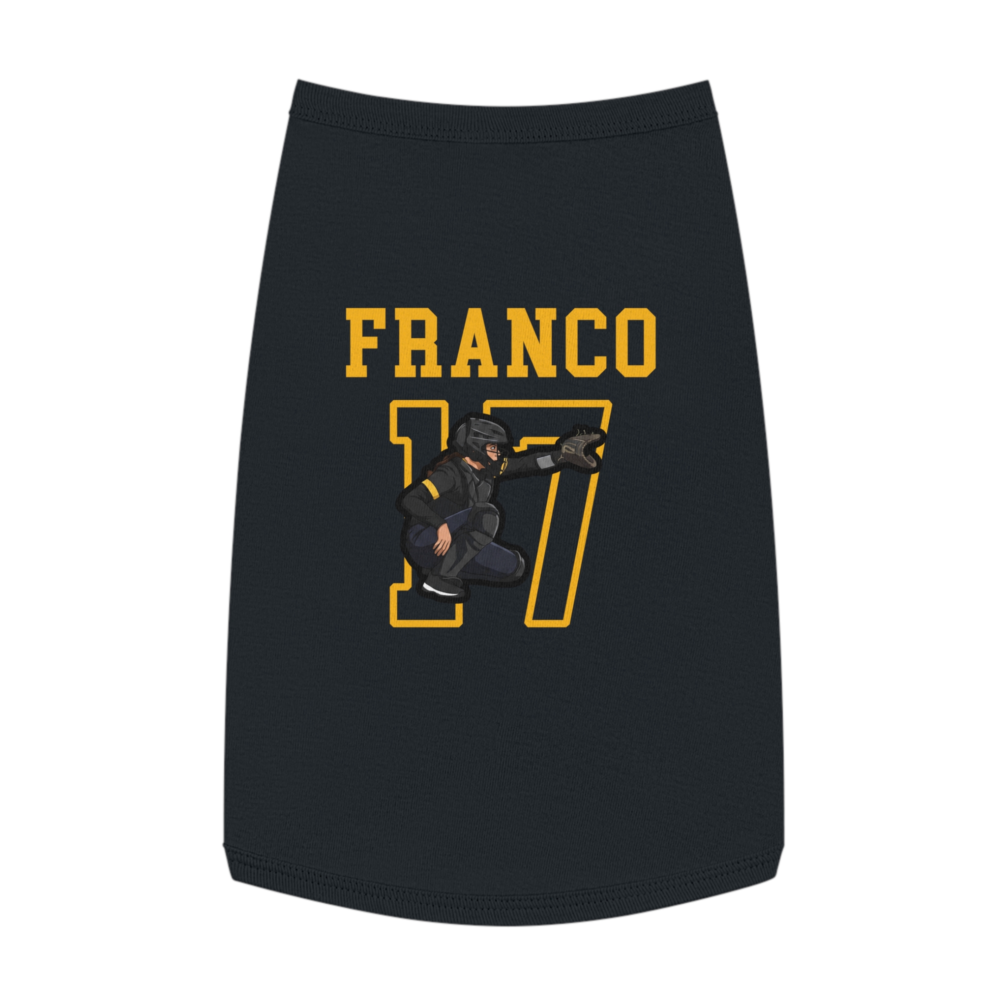 Pet Tank Top — character_shirsey in Black