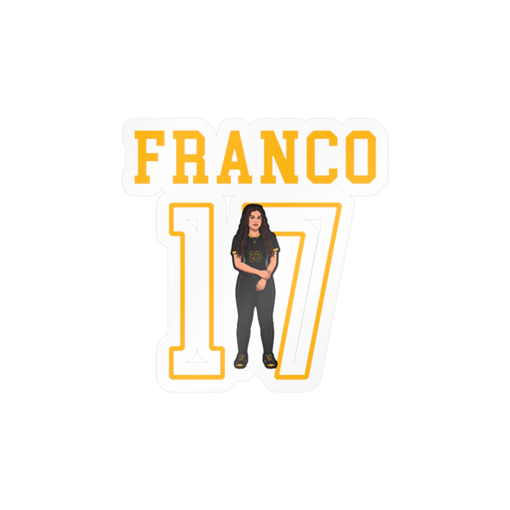 Vinyl Sticker — character_shirsey in Classic