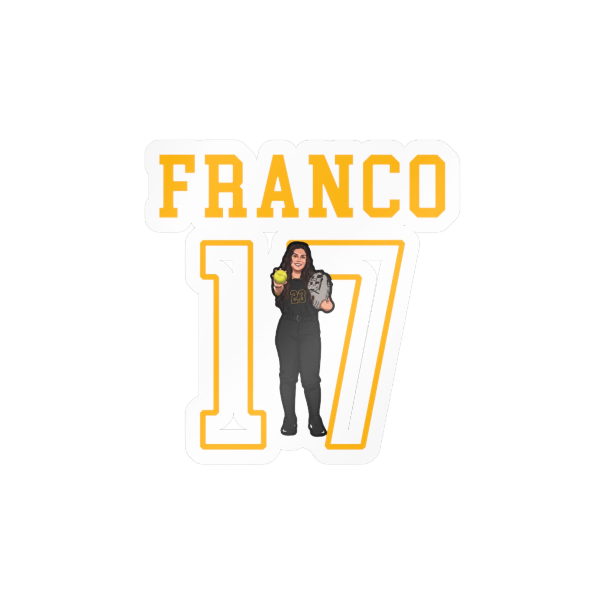 Vinyl Sticker — character_shirsey in Classic