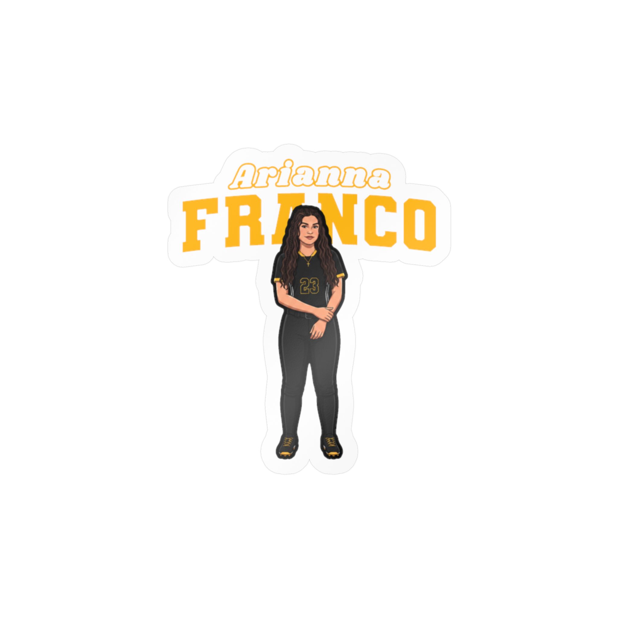 Vinyl Sticker — character_name_arch in Classic