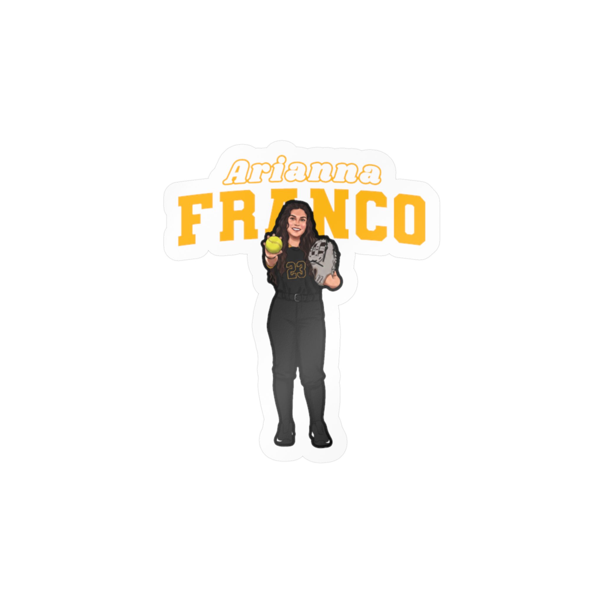 Vinyl Sticker — character_name_arch in Classic