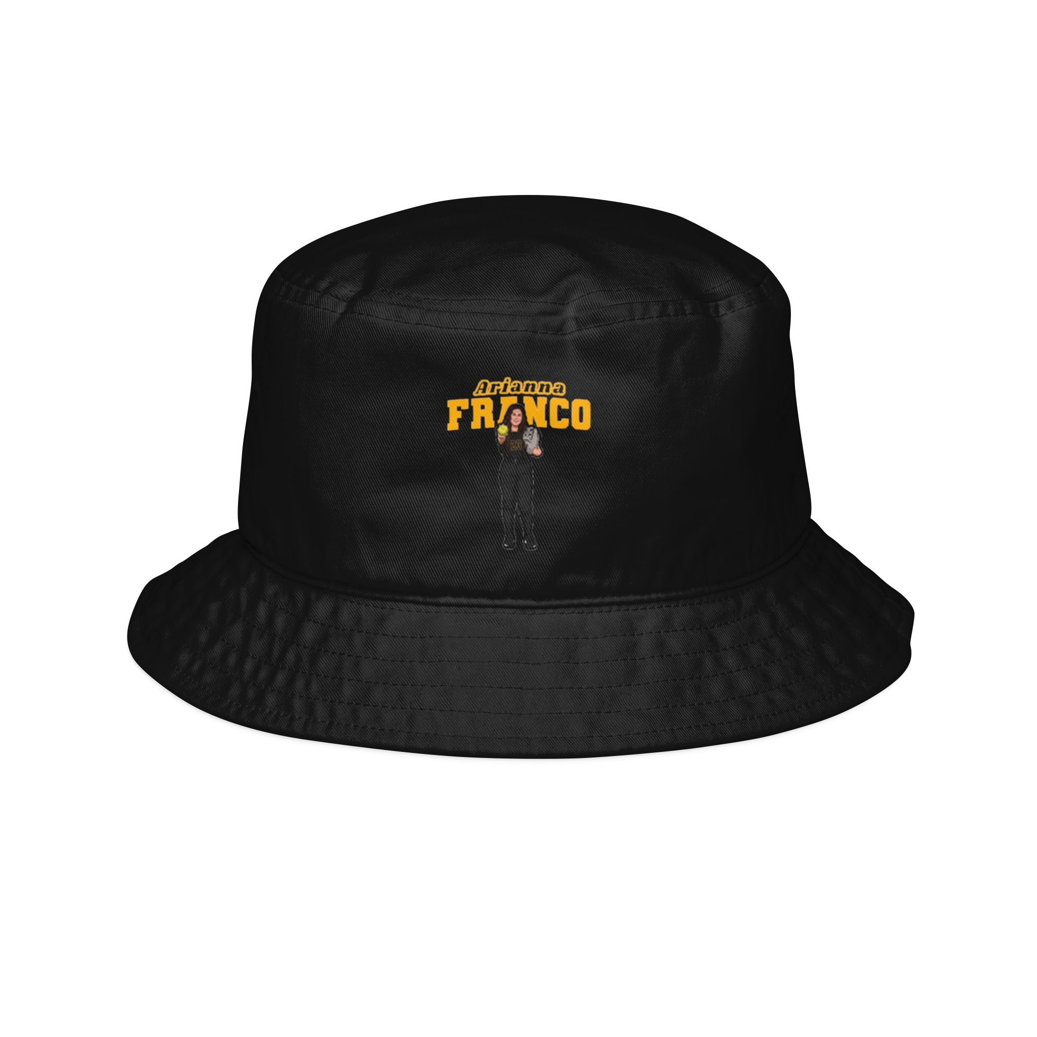 Bucket Hat — character_name_arch in Black