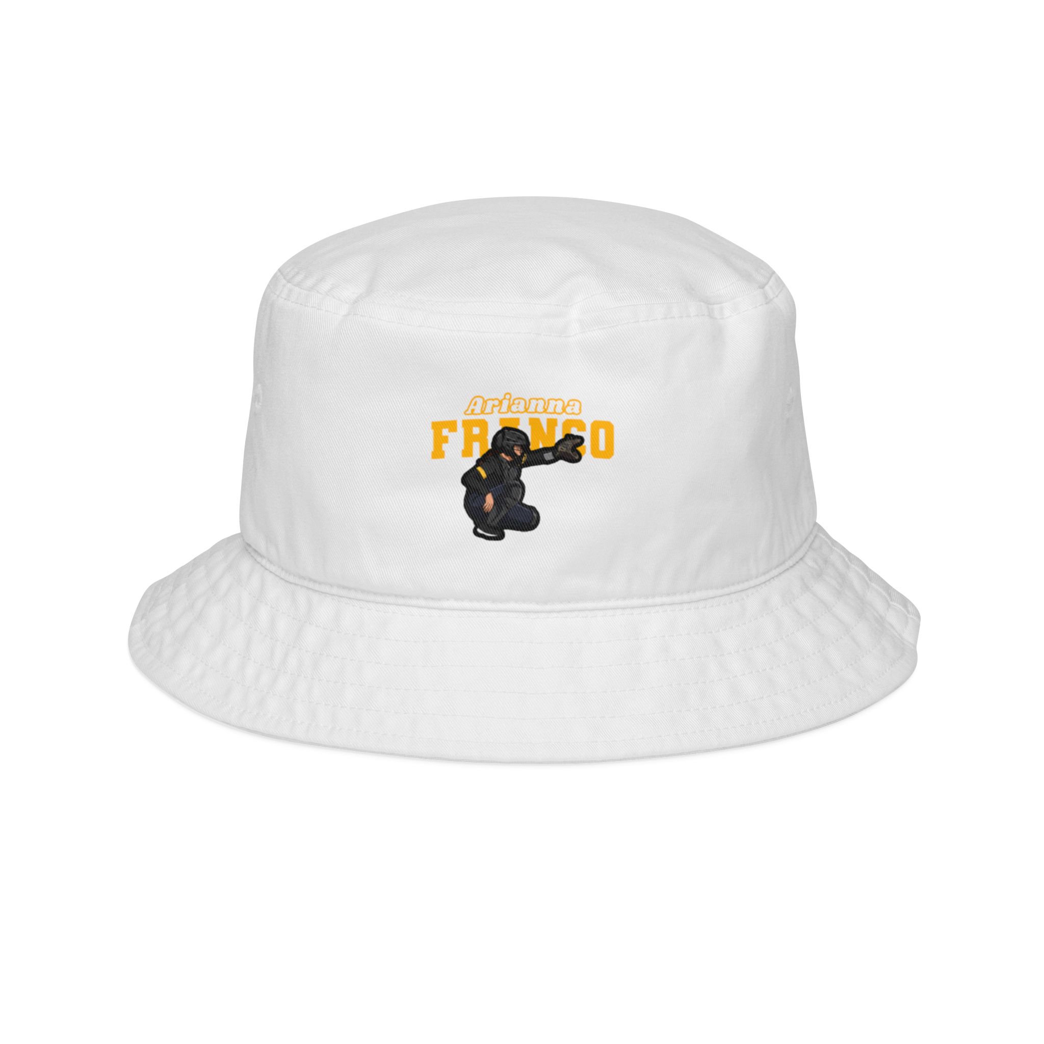 Bucket Hat — character_name_arch in White