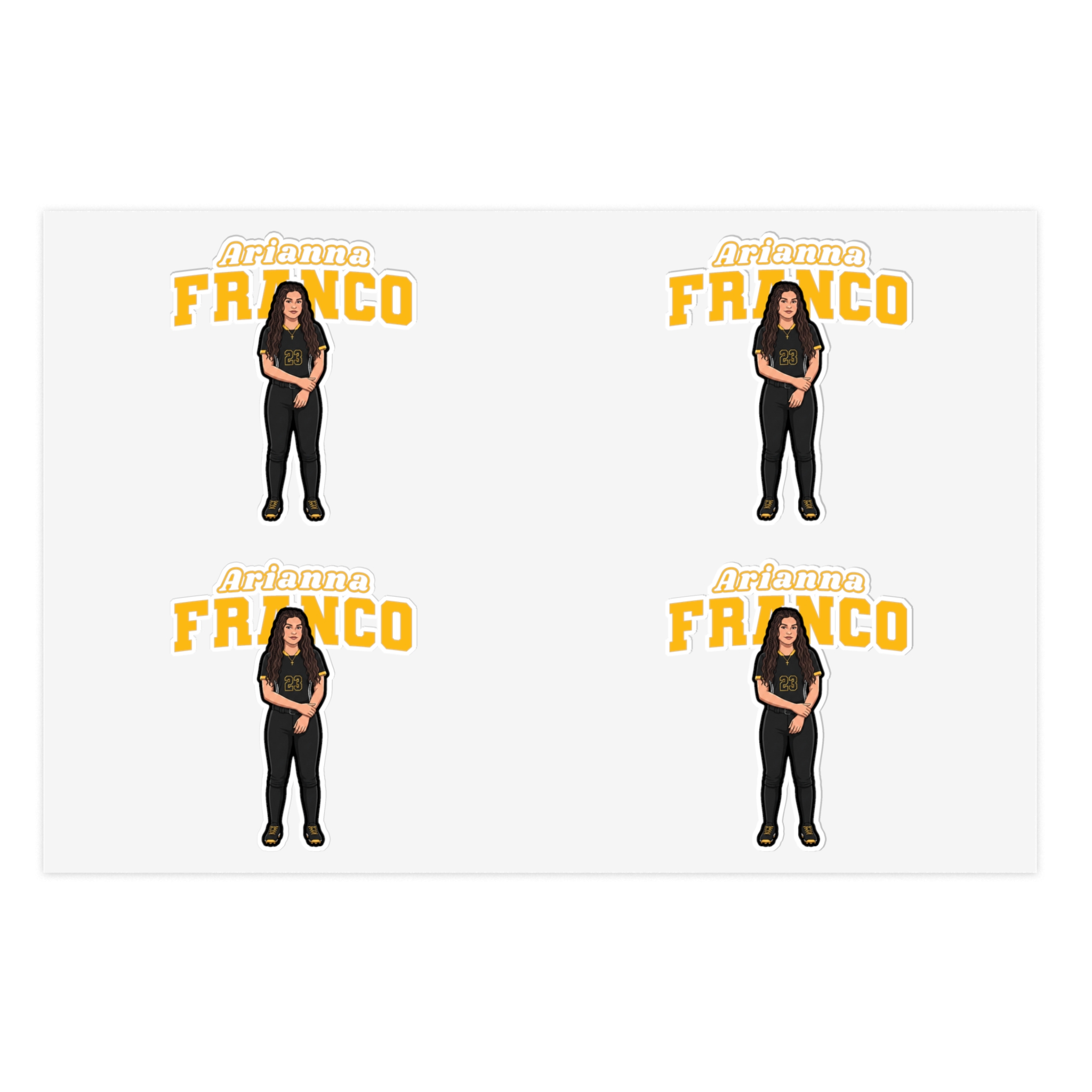 Sticker Sheet — character_name_arch in Classic