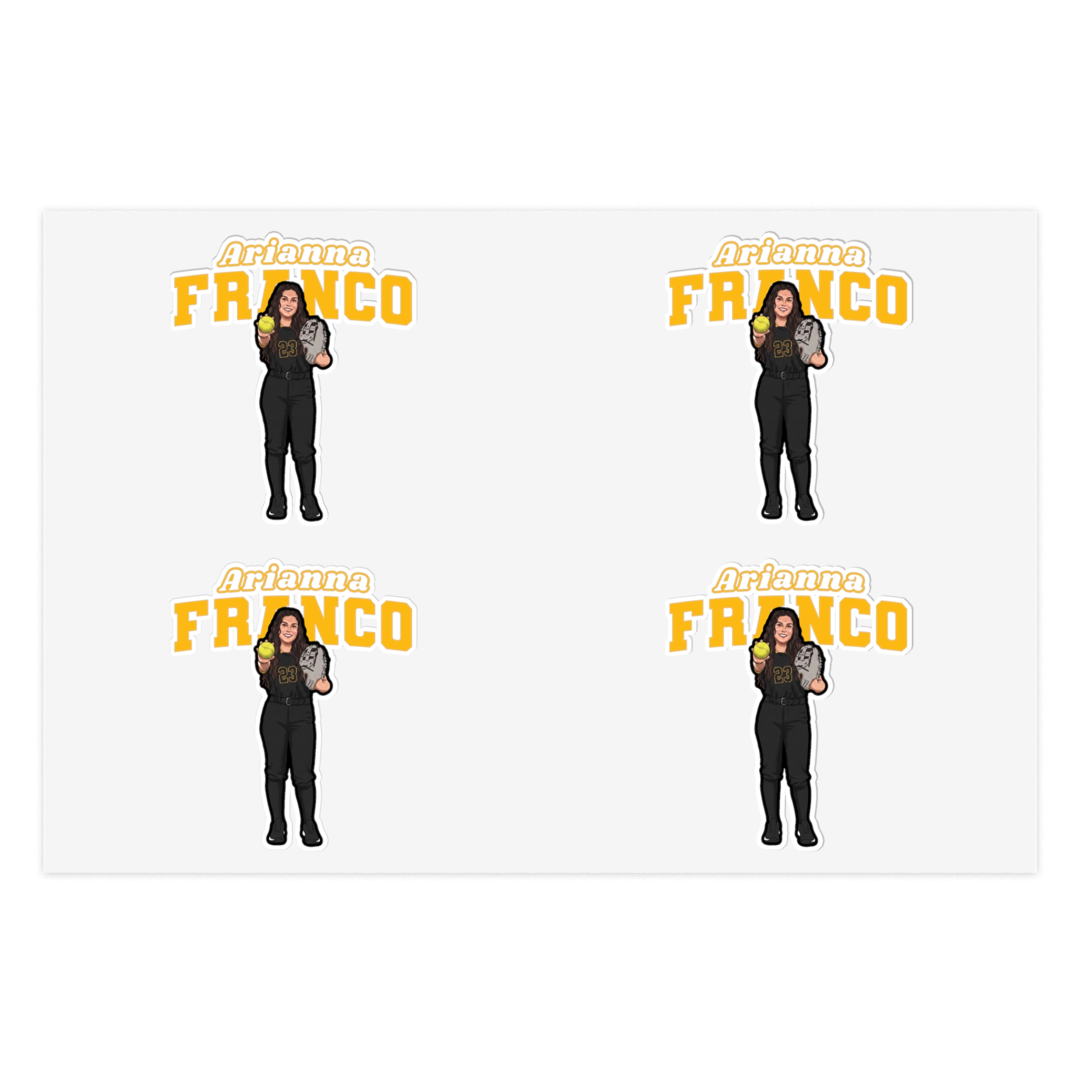 Sticker Sheet — character_name_arch in Classic