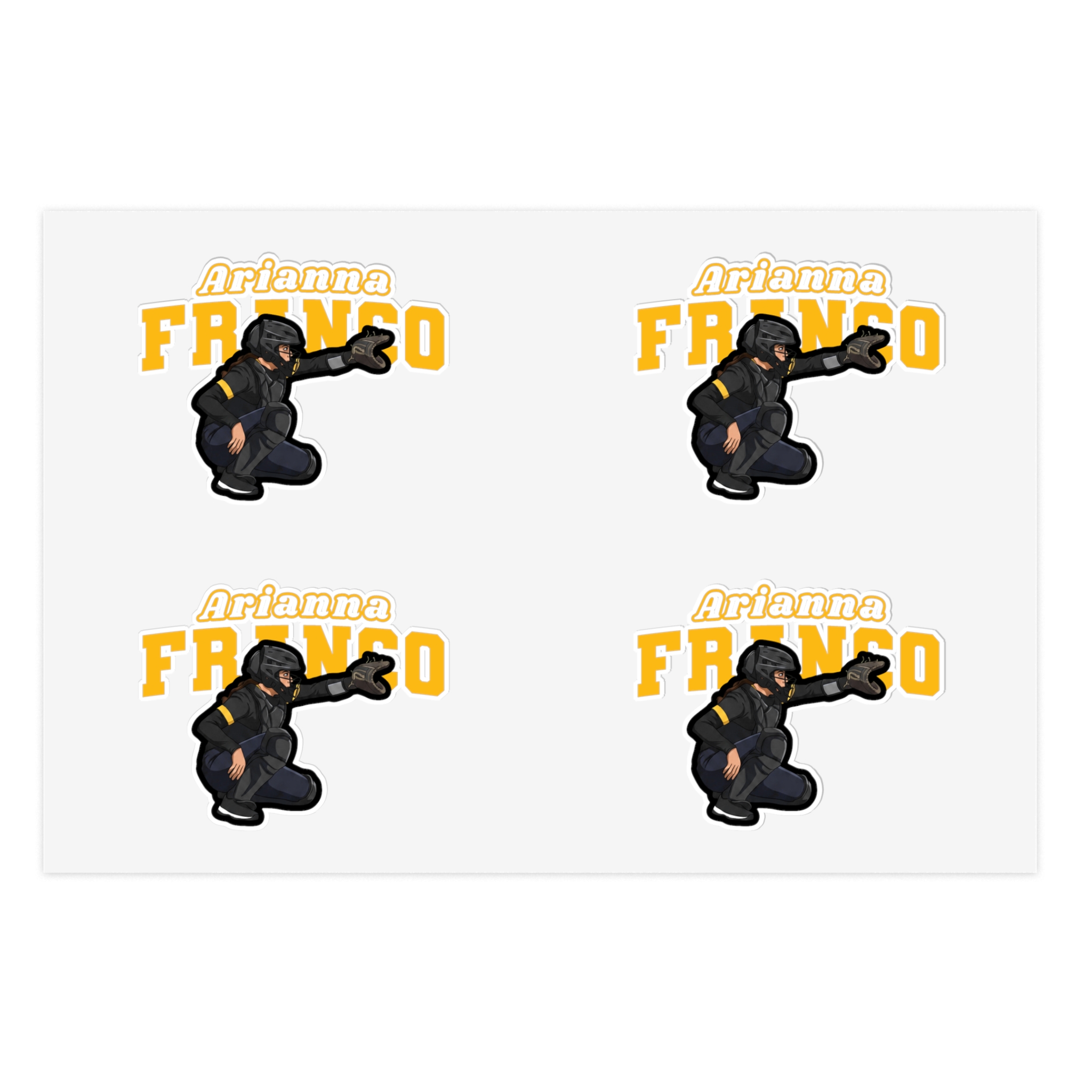 Sticker Sheet — character_name_arch in Classic