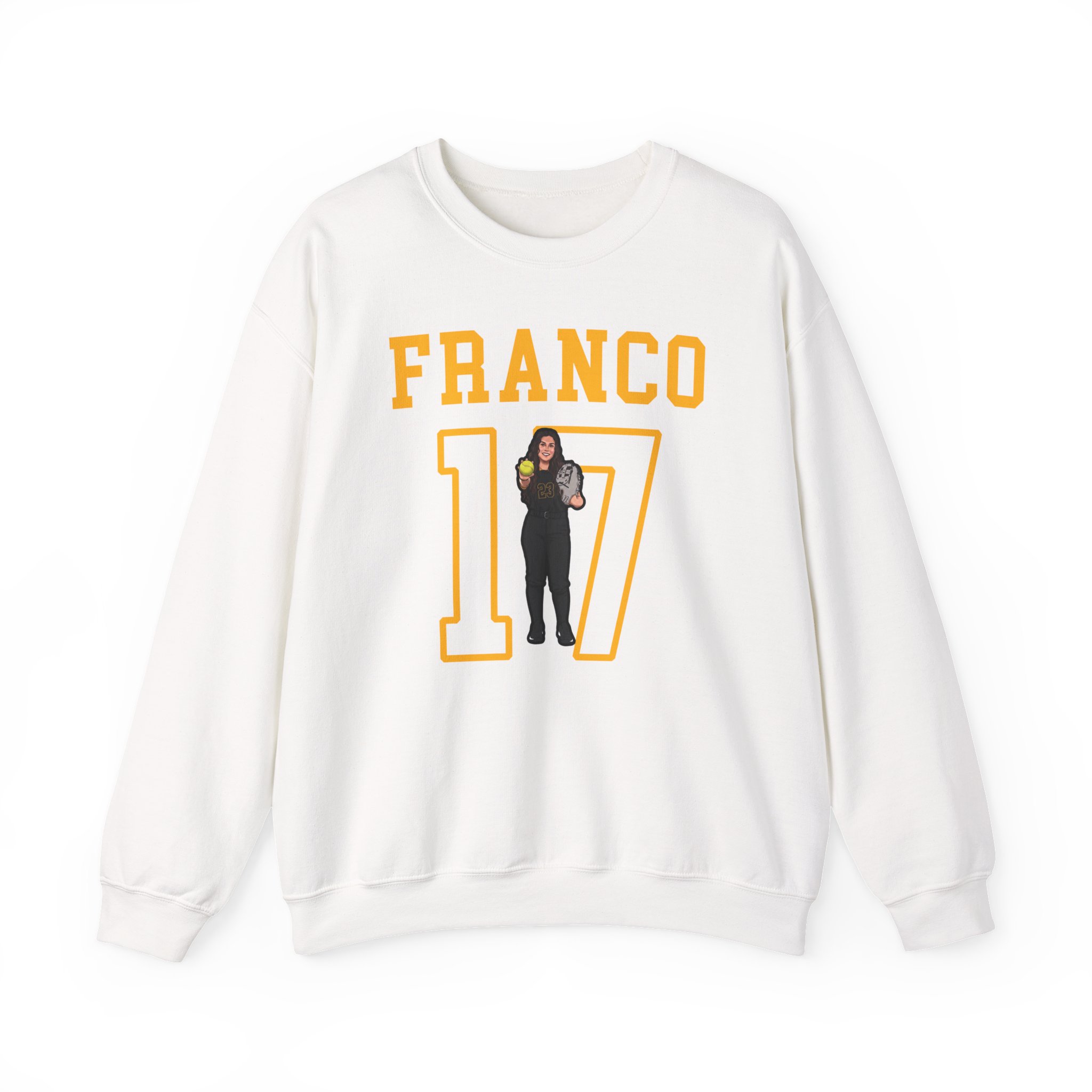 Crewneck Sweatshirt — character_shirsey in White