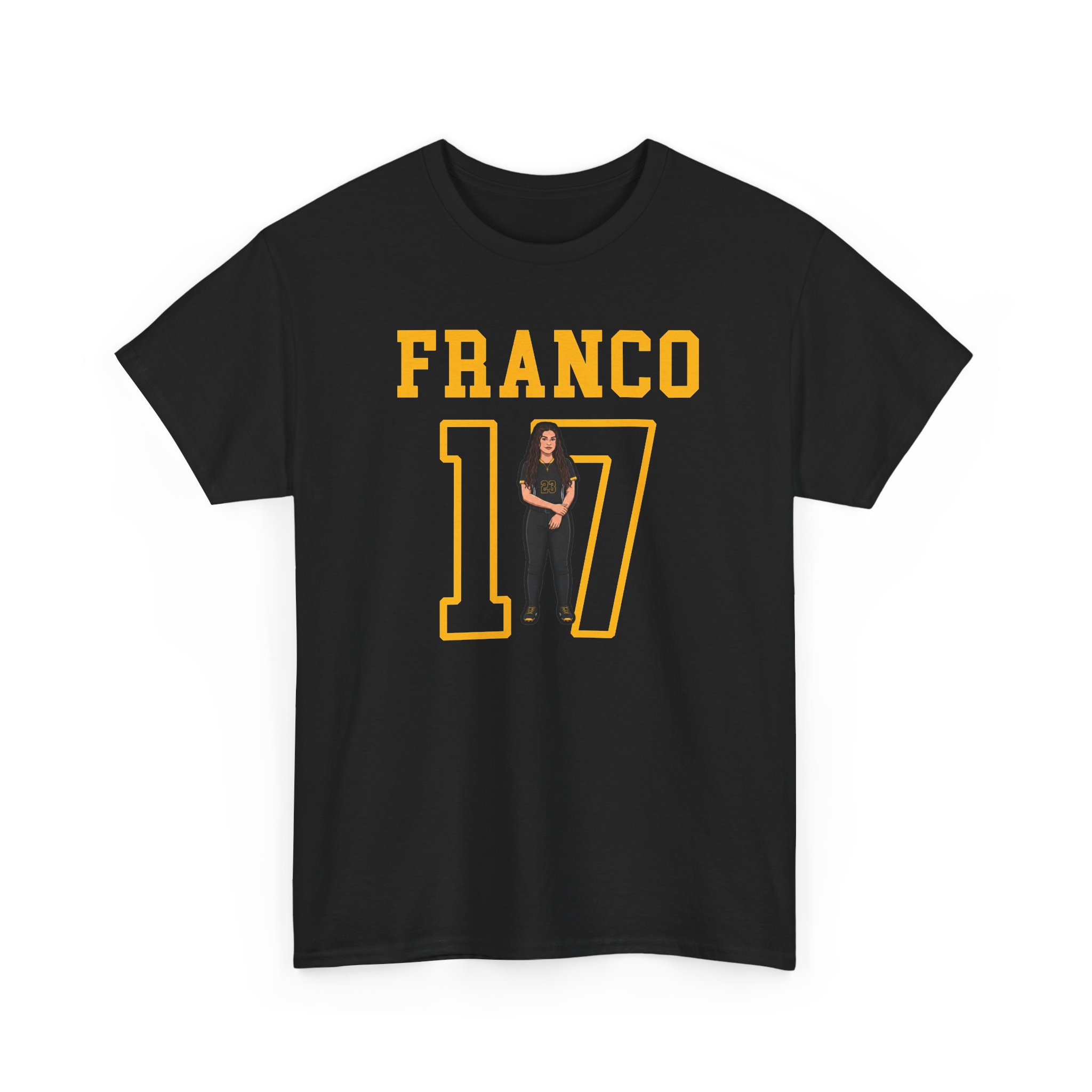 Tee — character_shirsey in Black