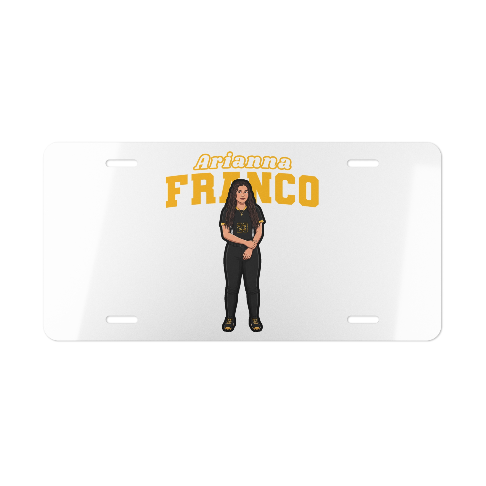 License Plate — character_name_arch in Classic
