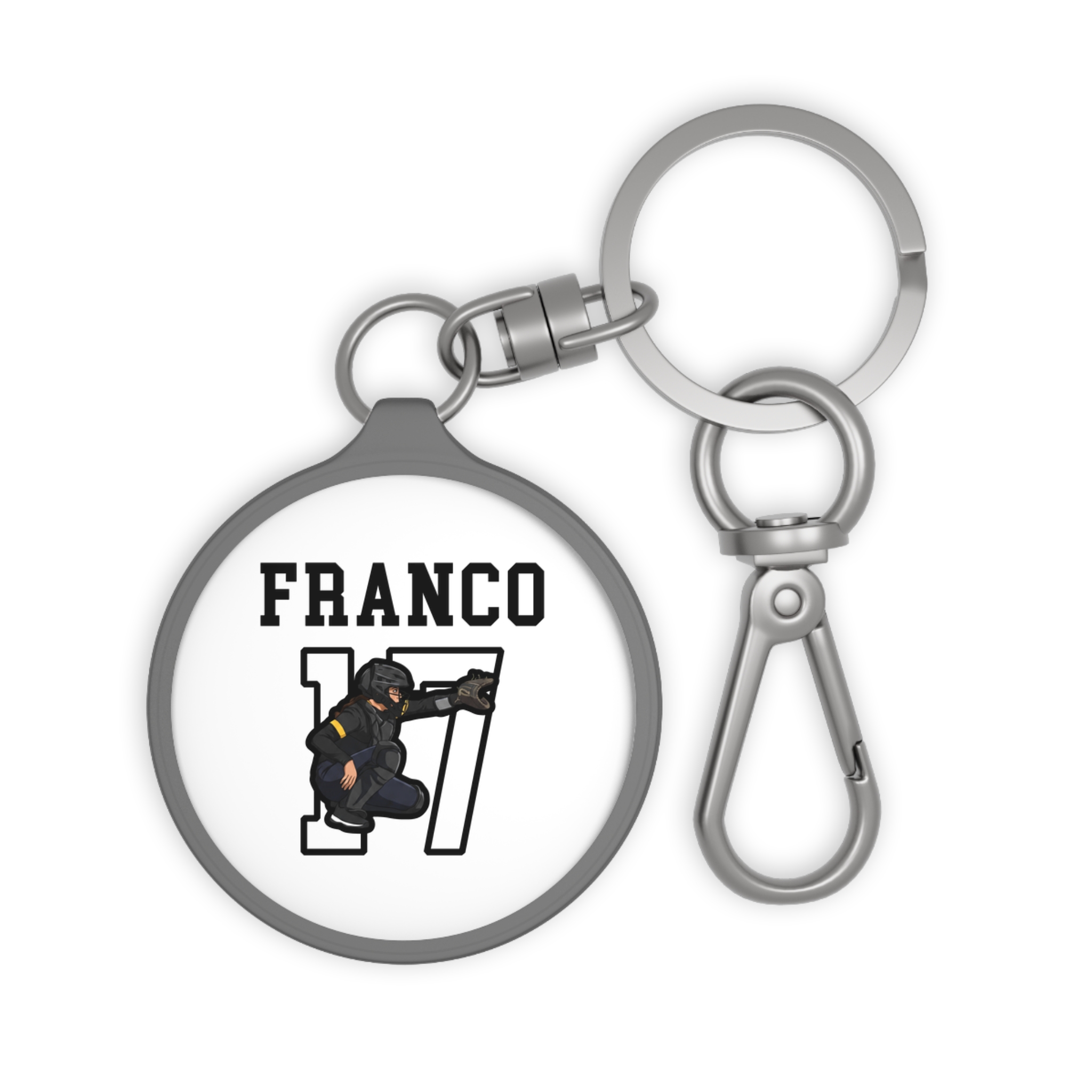 Keychain — character_shirsey in Grey