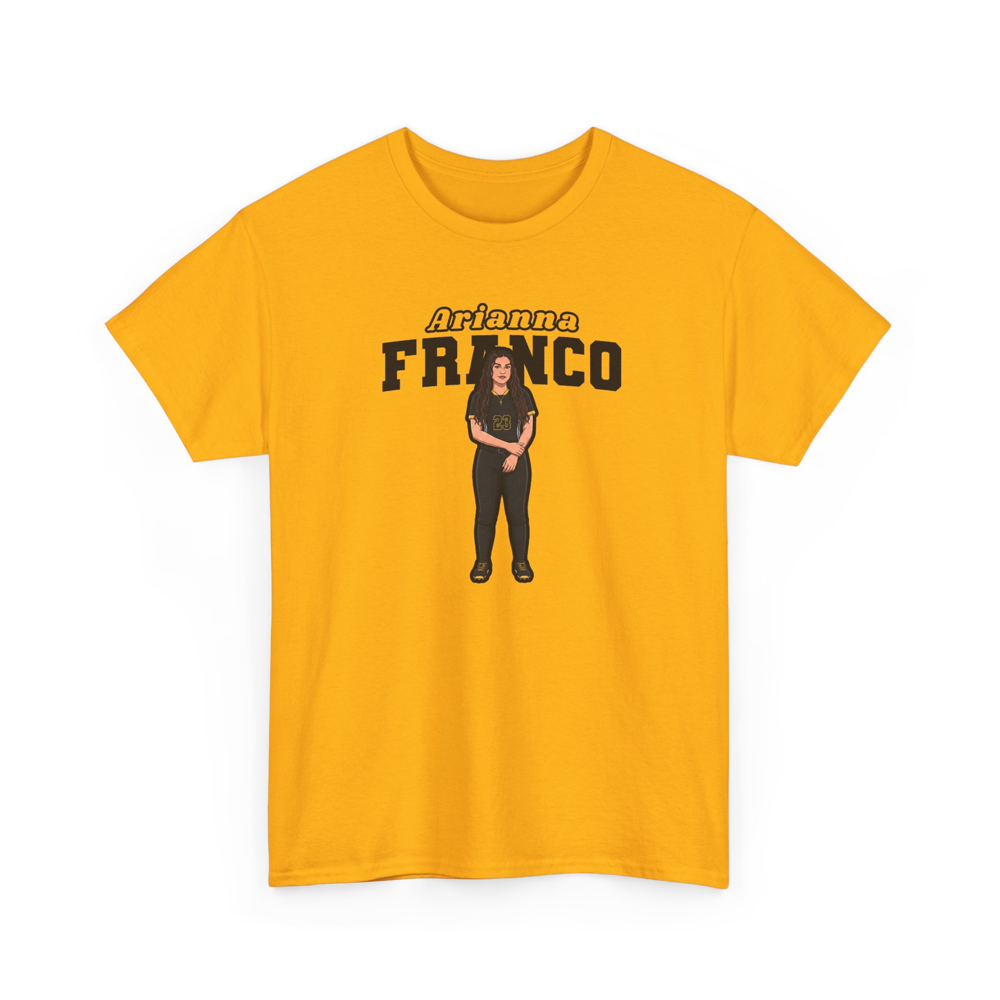 Tee — character_name_arch in Gold