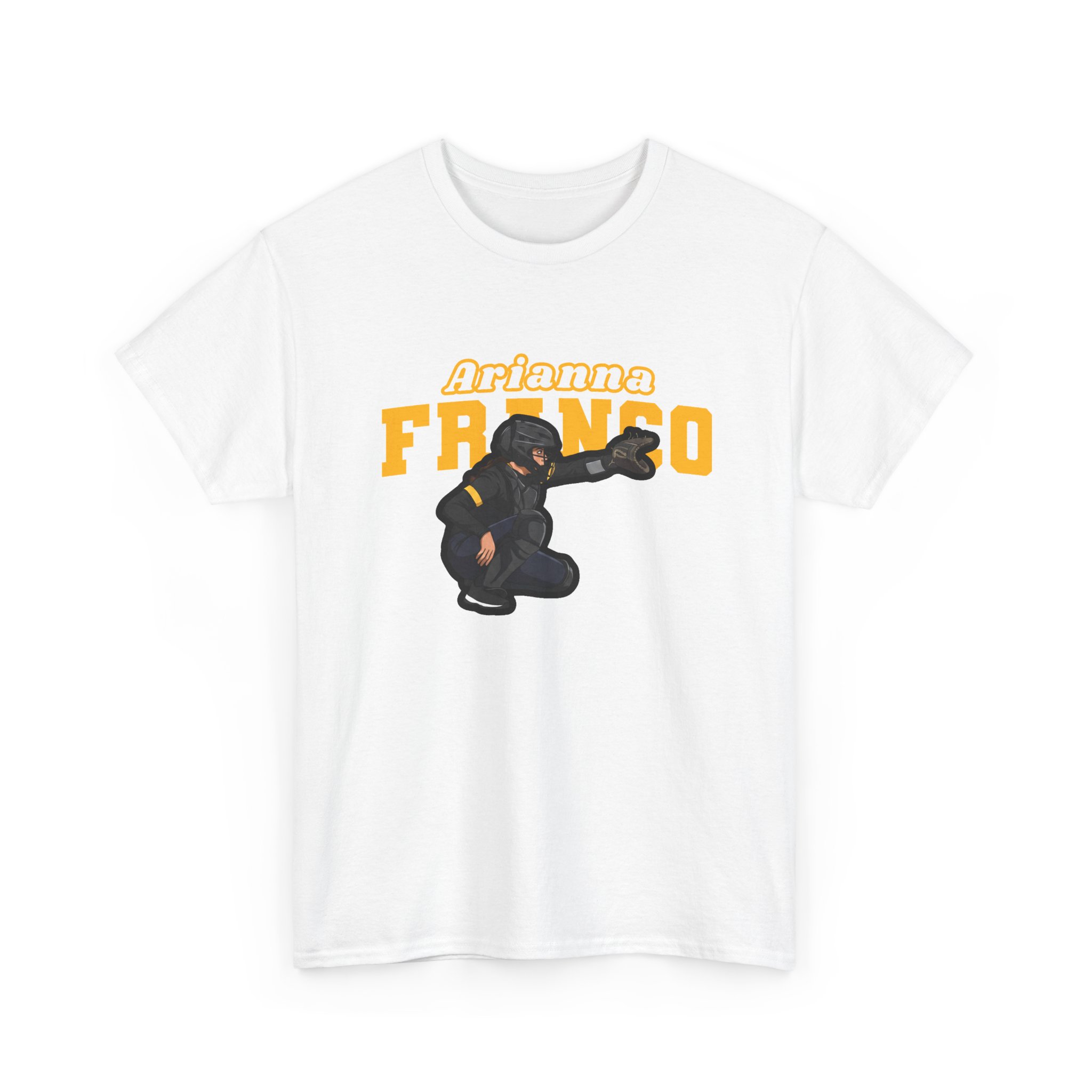Tee — character_name_arch in White